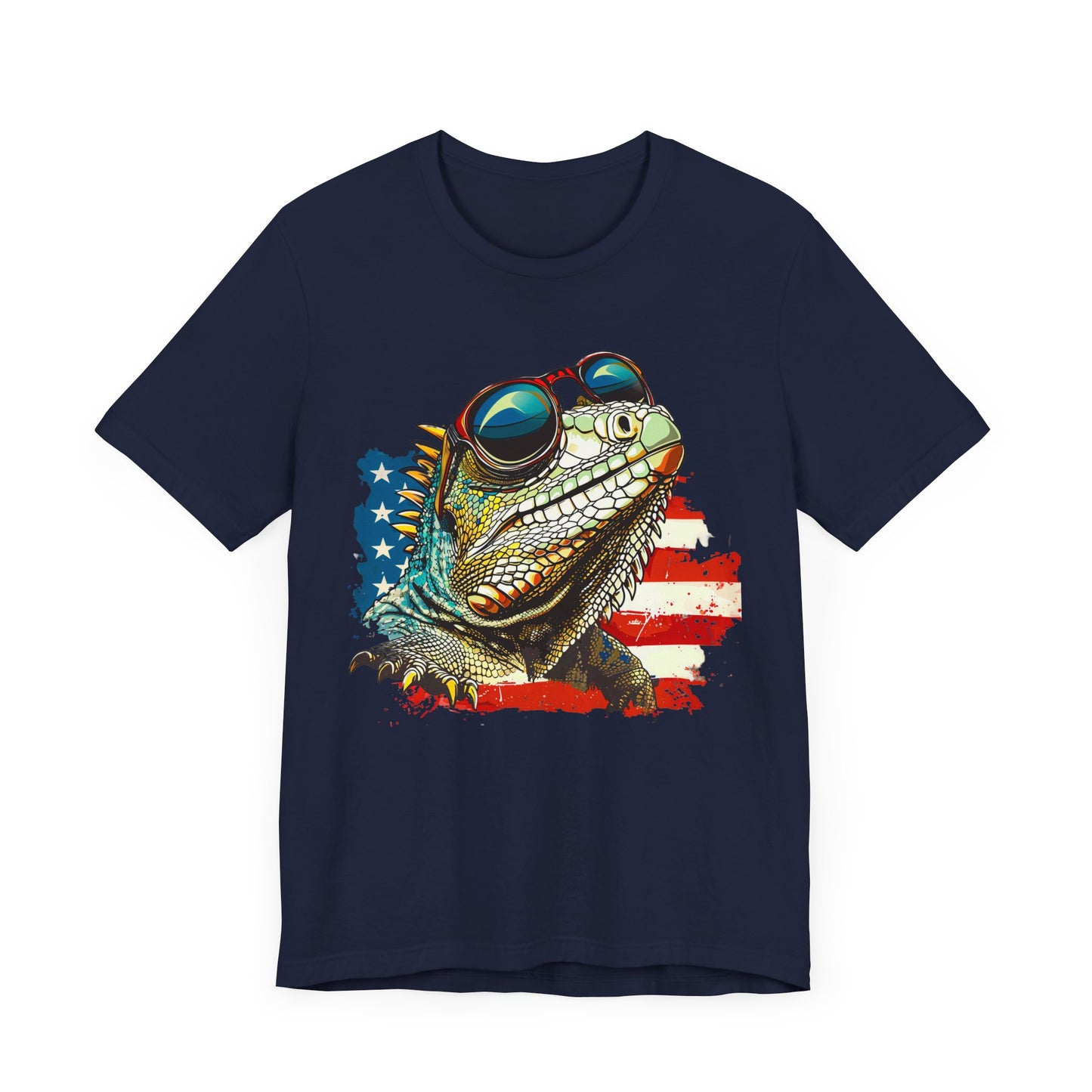 Cool Iguana Unisex Jersey Tee - Casual Everyday Wear - Great for Reptile Lovers