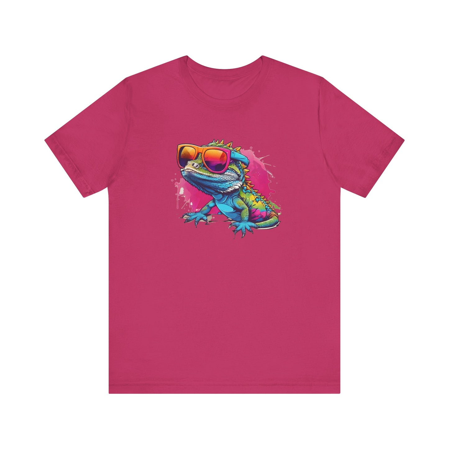 Cool Lizard Unisex Jersey Tee - Casual Everyday Wear - Great for Reptile Lovers