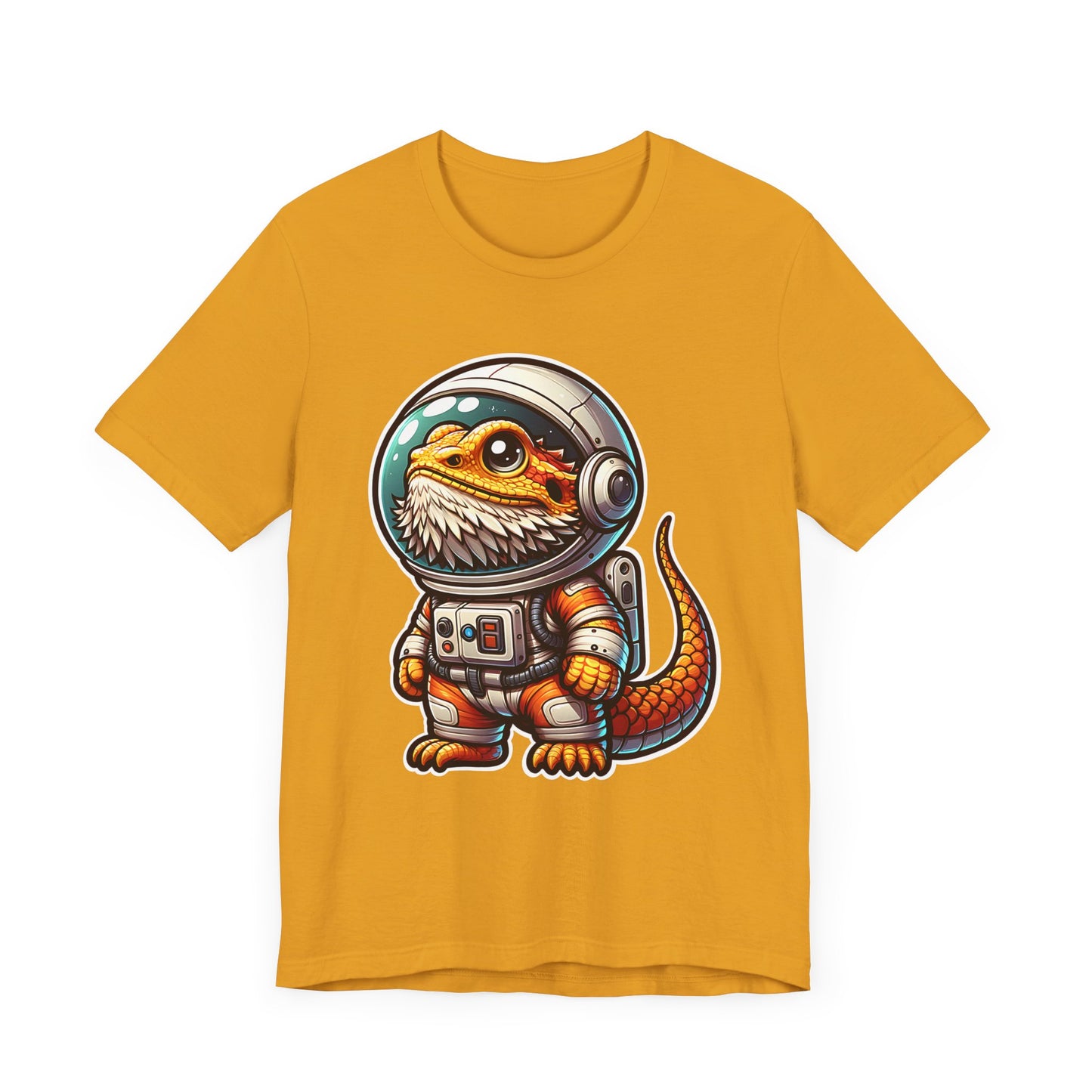 Space Beardie Unisex Jersey Tee - Casual Everyday Wear - Great for Reptile Lovers