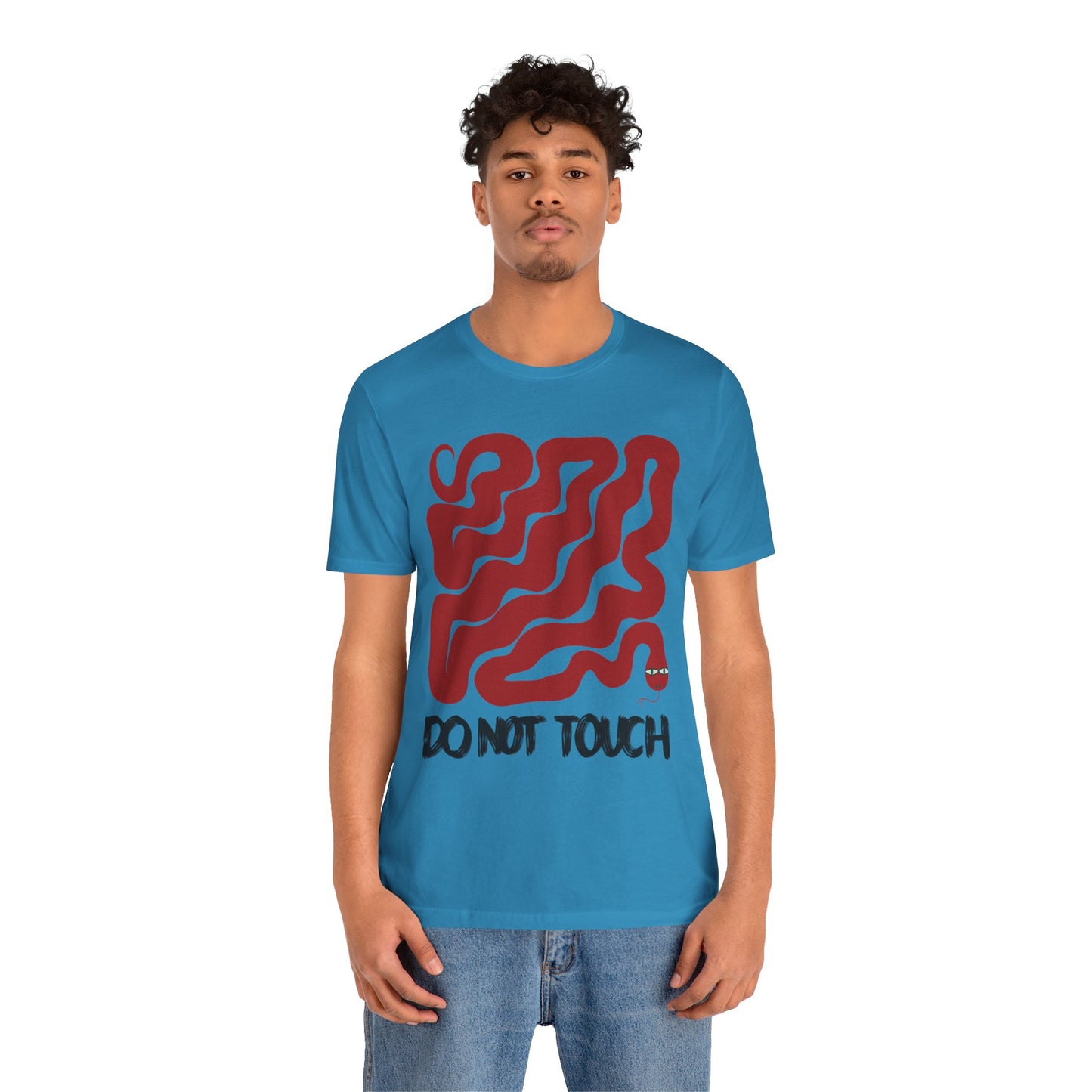"Do Not Touch" Unisex Jersey Tee - Casual Everyday Wear - Great for Reptile Lovers
