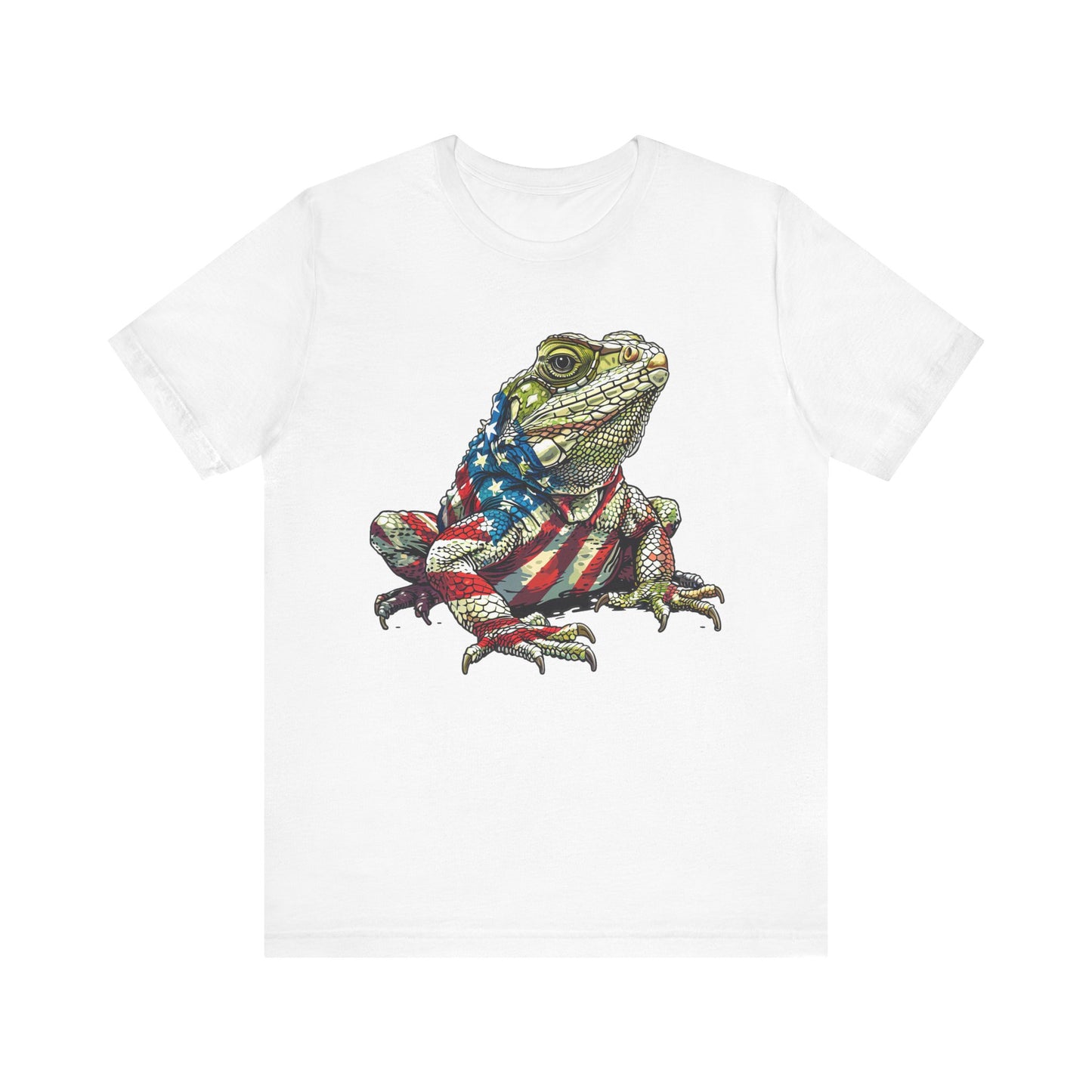 American Iquana Unisex Jersey Tee - Casual Everyday Wear - Great for Reptile Lovers