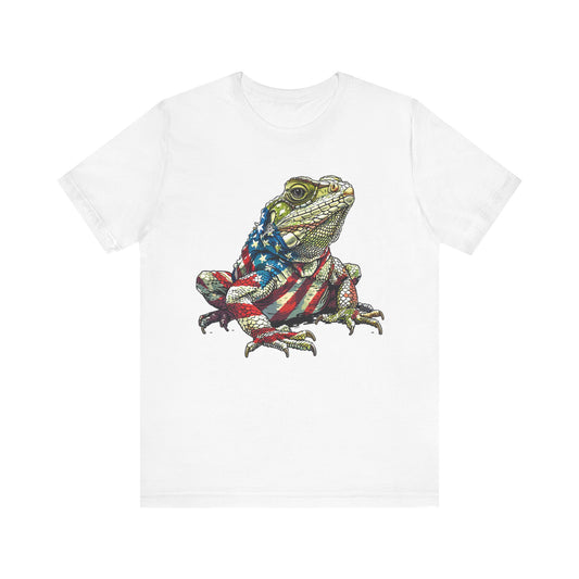 American Iquana Unisex Jersey Tee - Casual Everyday Wear - Great for Reptile Lovers