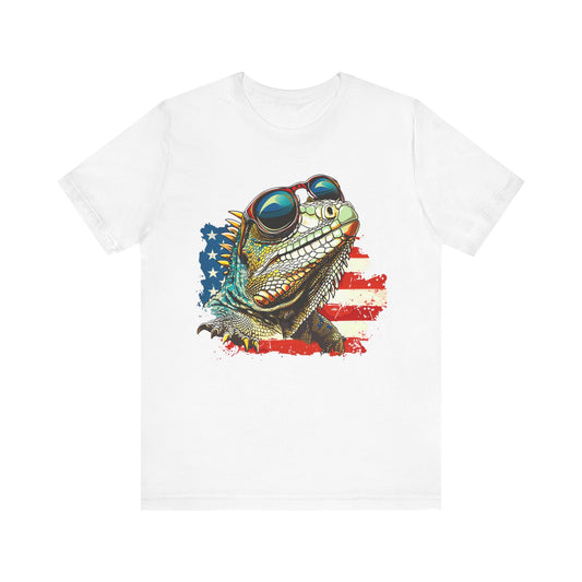 Cool Iguana Unisex Jersey Tee - Casual Everyday Wear - Great for Reptile Lovers