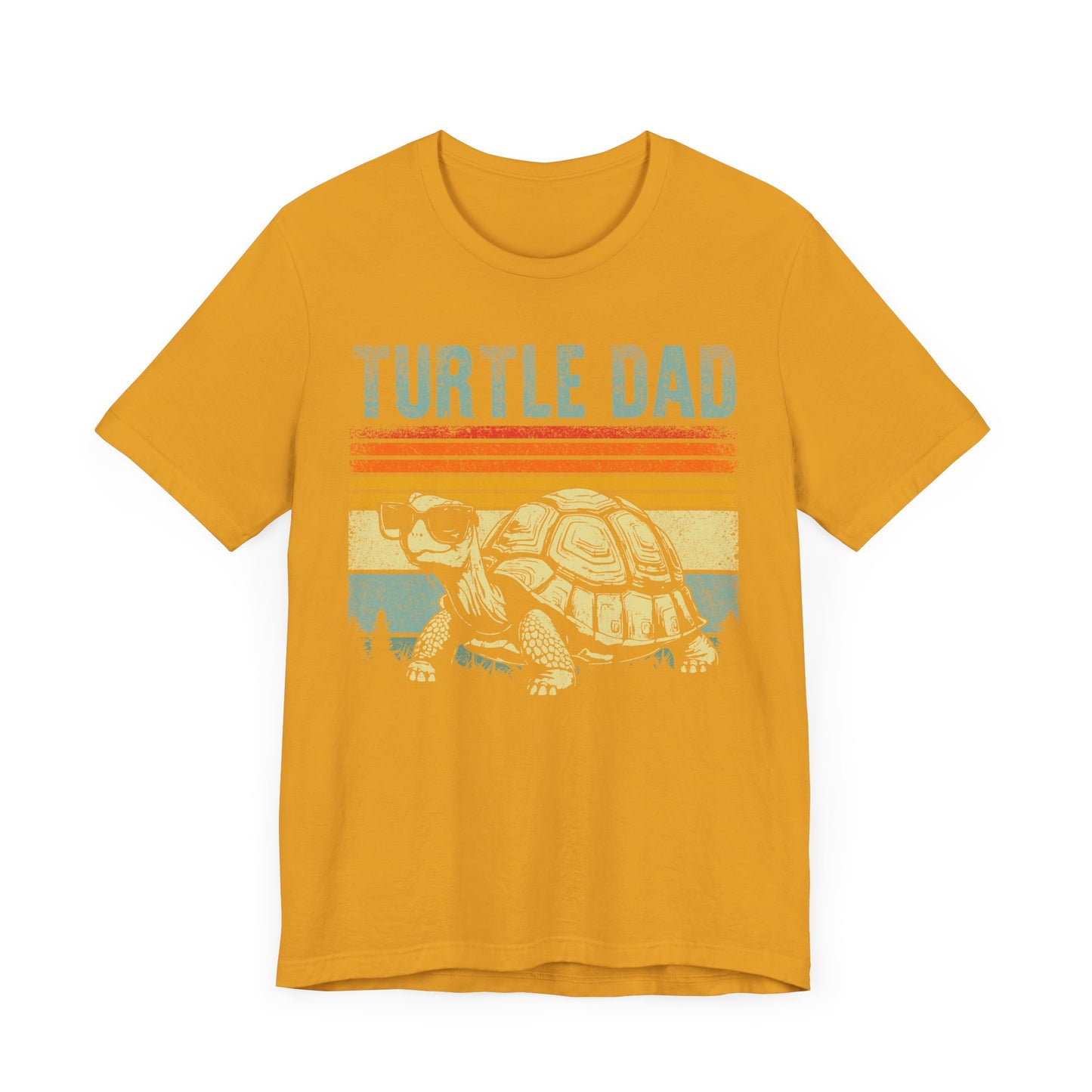 "Turtle Dad" Unisex Jersey Tee - Casual Everyday Wear - Great for Reptile Lovers