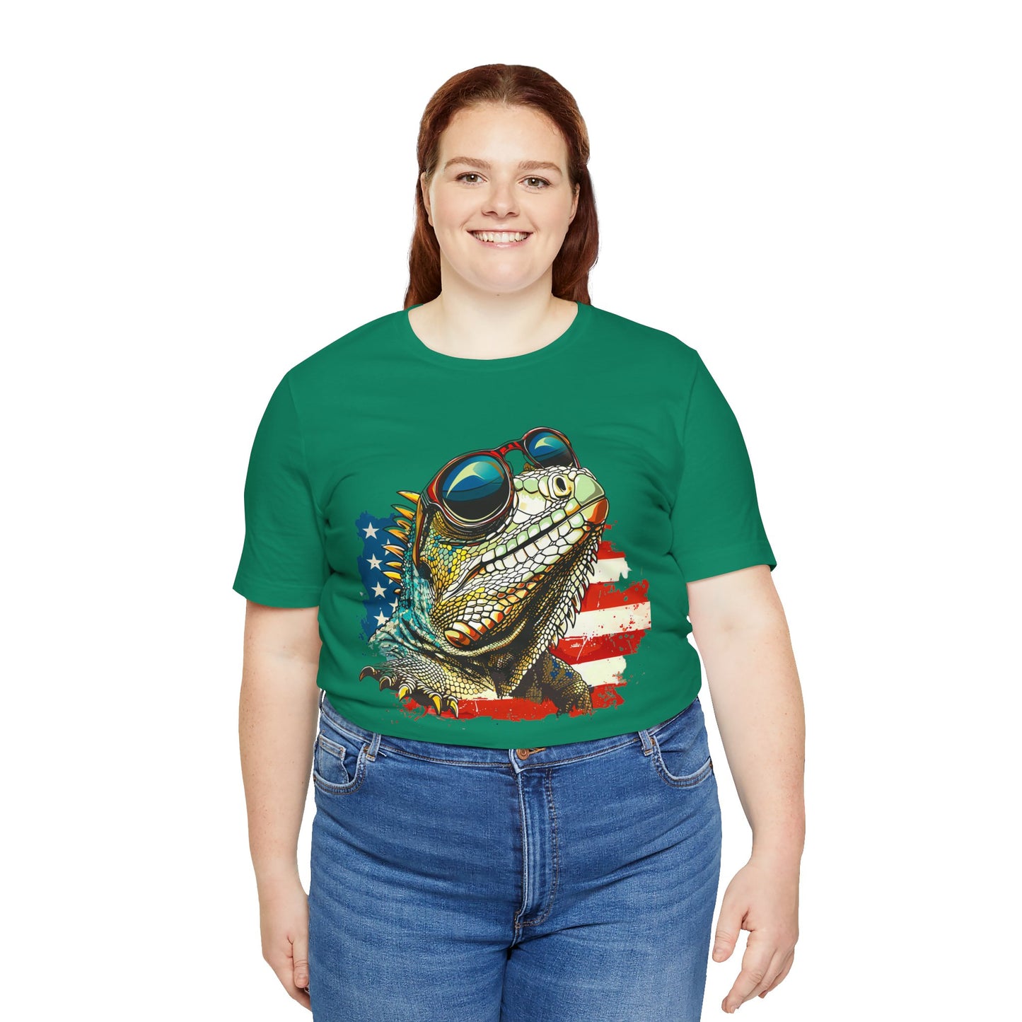 Cool Iguana Unisex Jersey Tee - Casual Everyday Wear - Great for Reptile Lovers