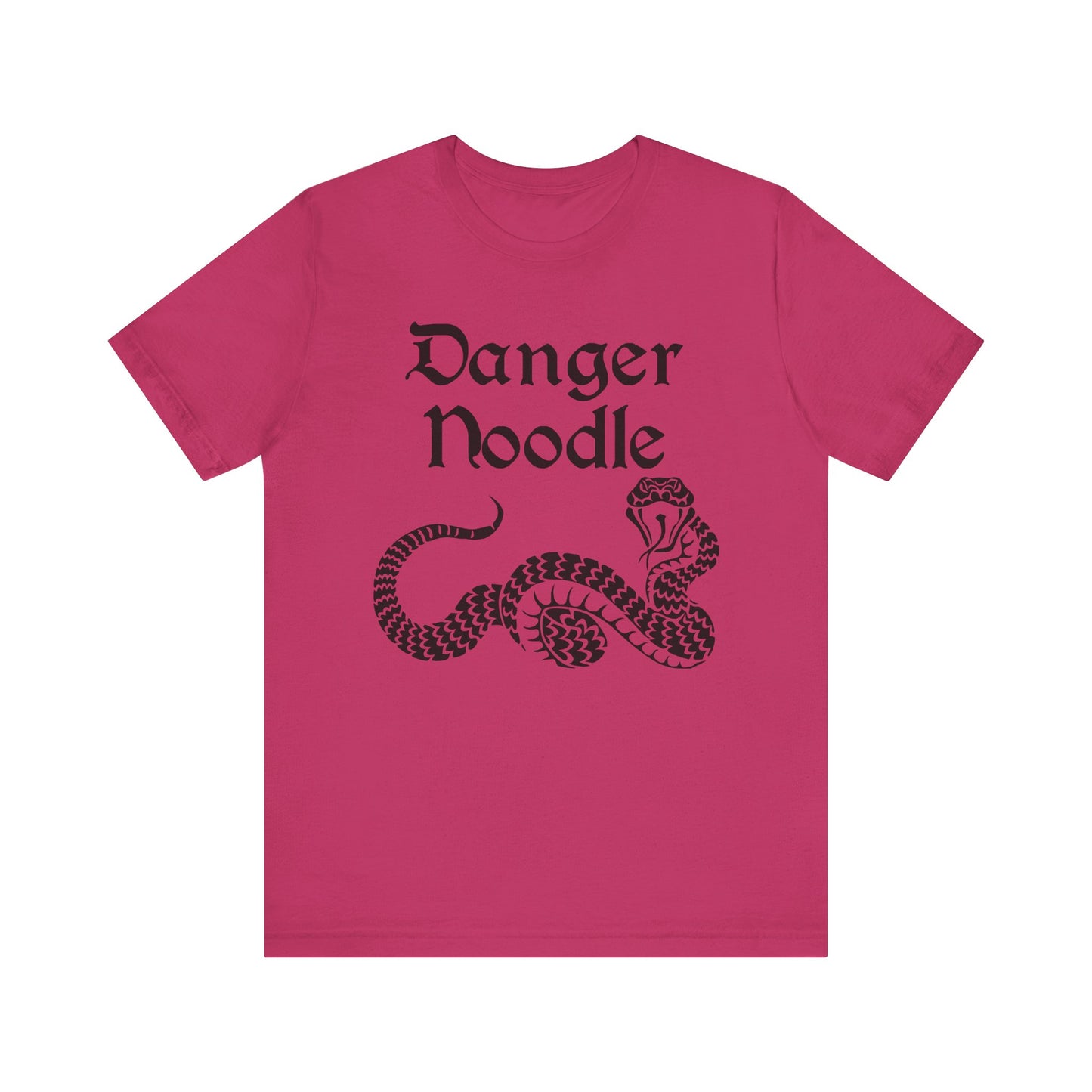 Danger Noodle Unisex Jersey Tee - Casual Everyday Wear - Great for Reptile Lovers