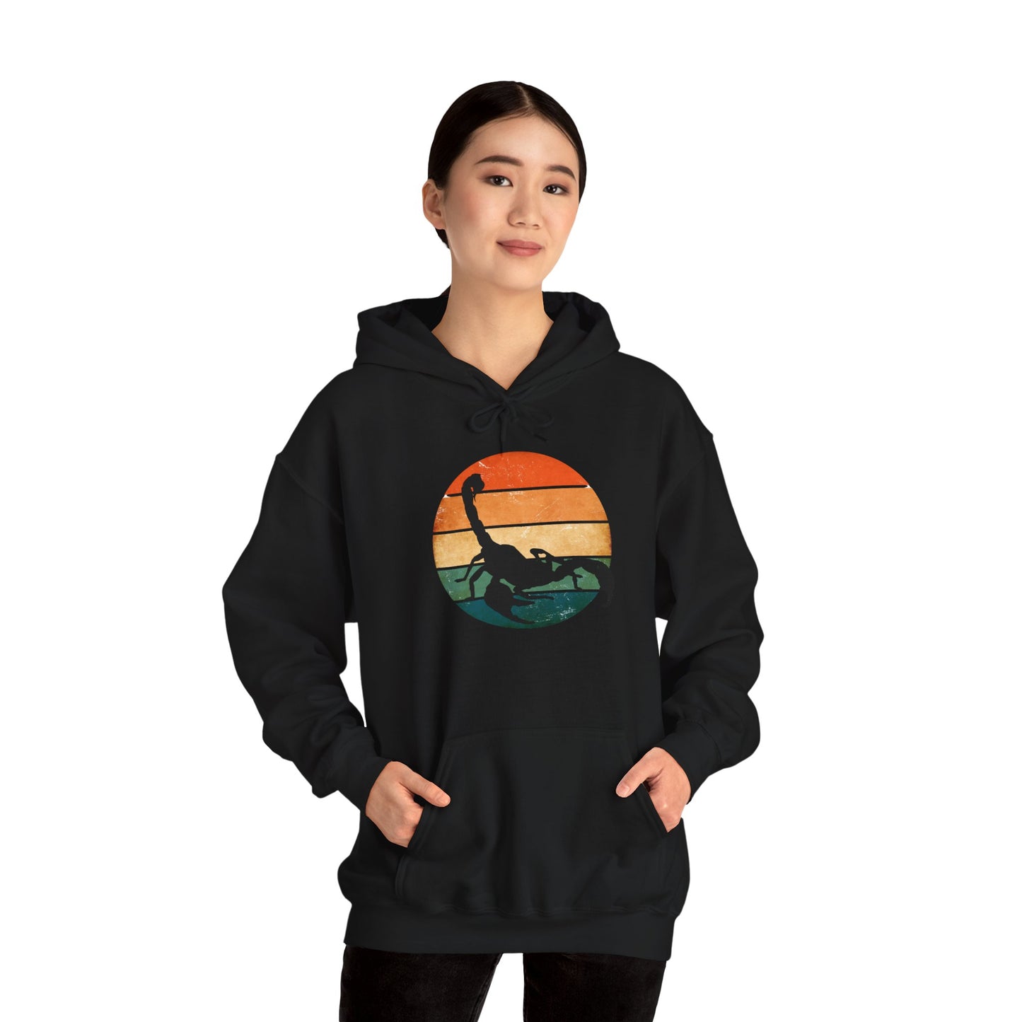 Scorpion Unisex Hooded Sweatshirt with Bold Print - Great for Reptile Lovers