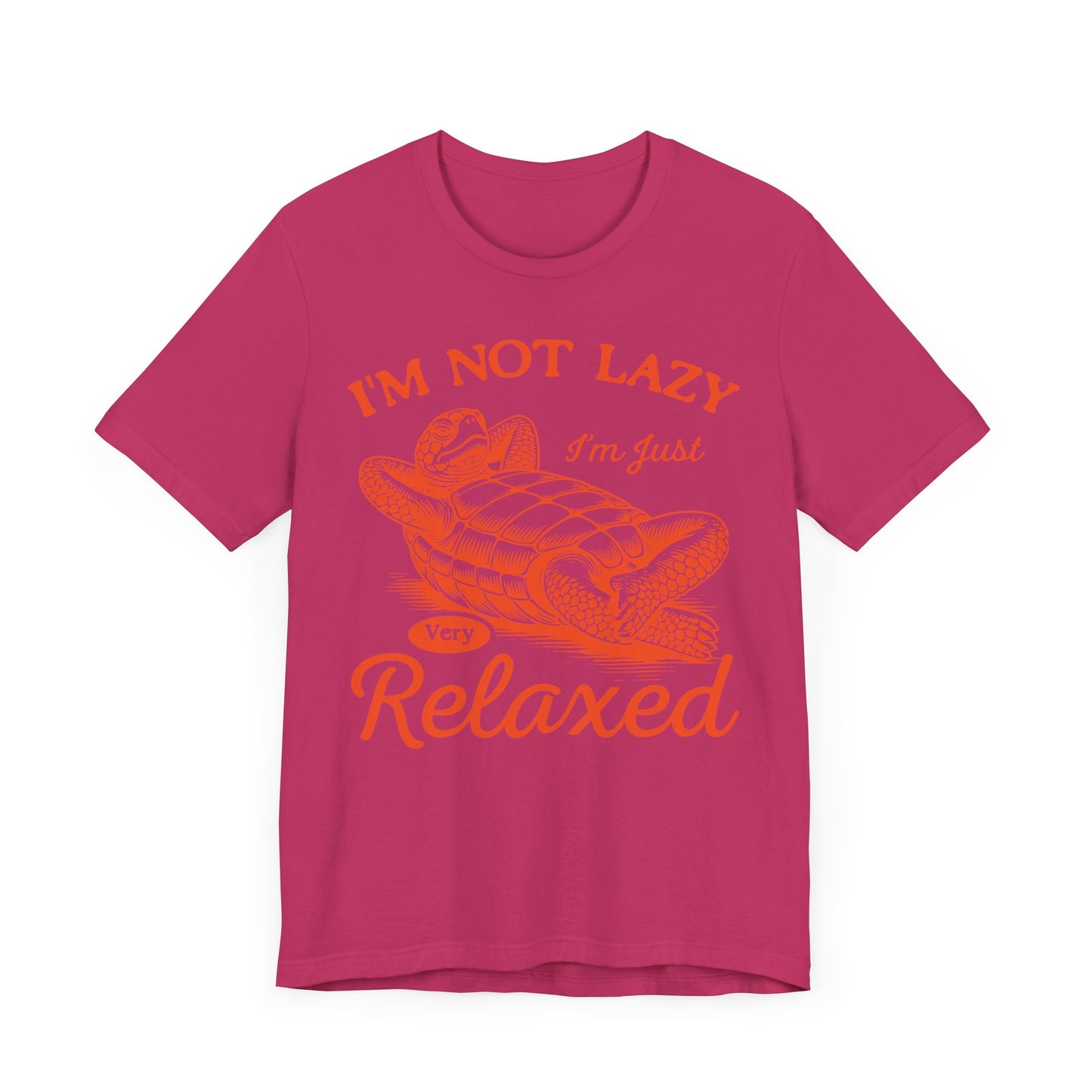 "I'm Not Lazy" Unisex Jersey Tee - Casual Everyday Wear - Great for Reptile Lovers