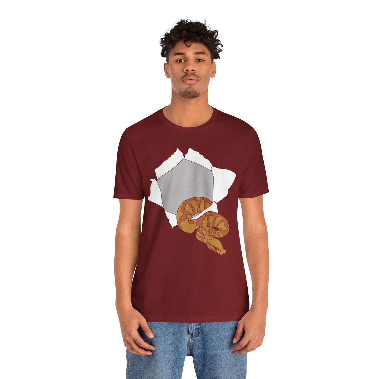 Snake Escape Unisex Jersey Tee - Casual Everyday Wear - Great for Reptile Lovers