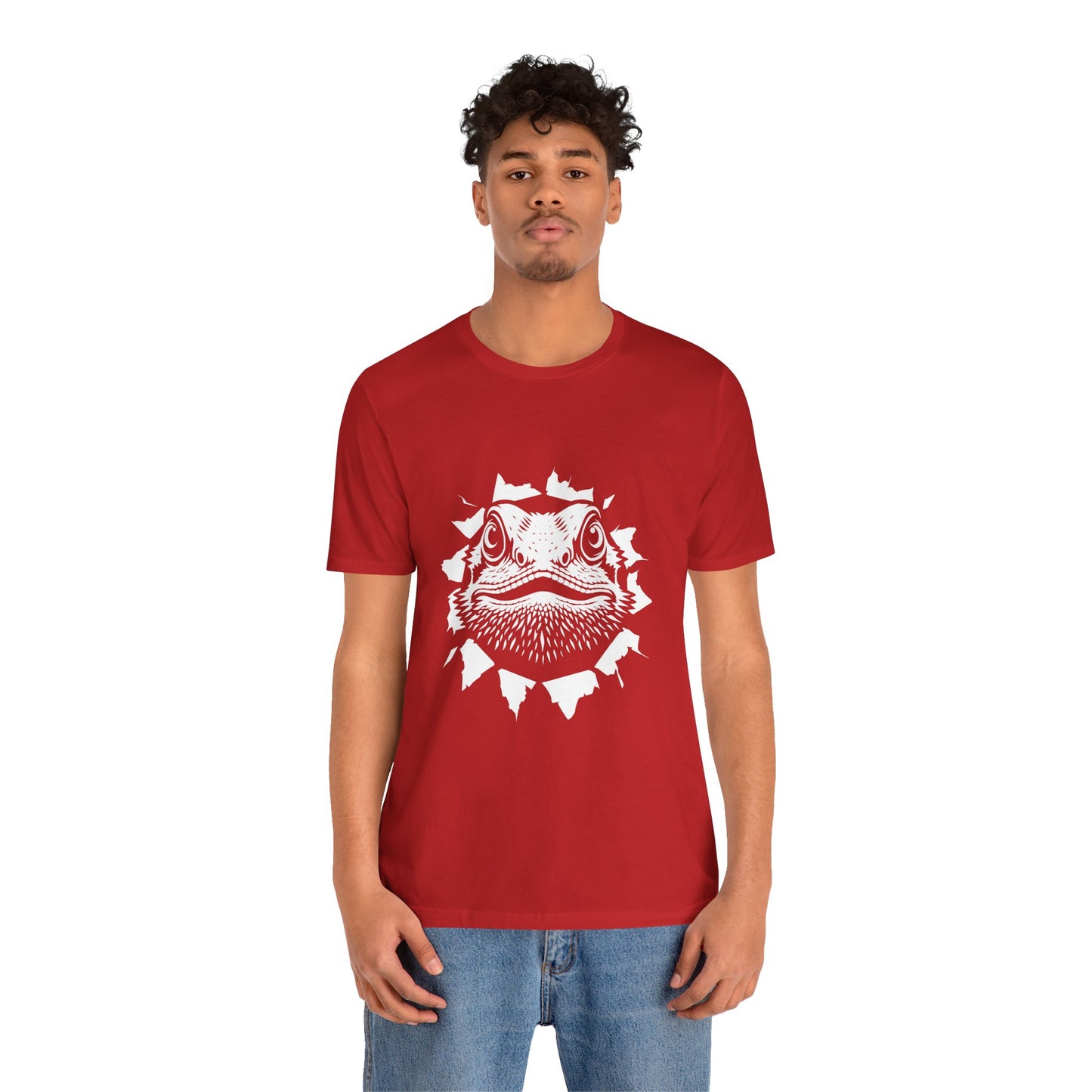"Dragon Exit" Print Unisex Jersey Tee - Casual Everyday Wear - Great for Reptile Lovers