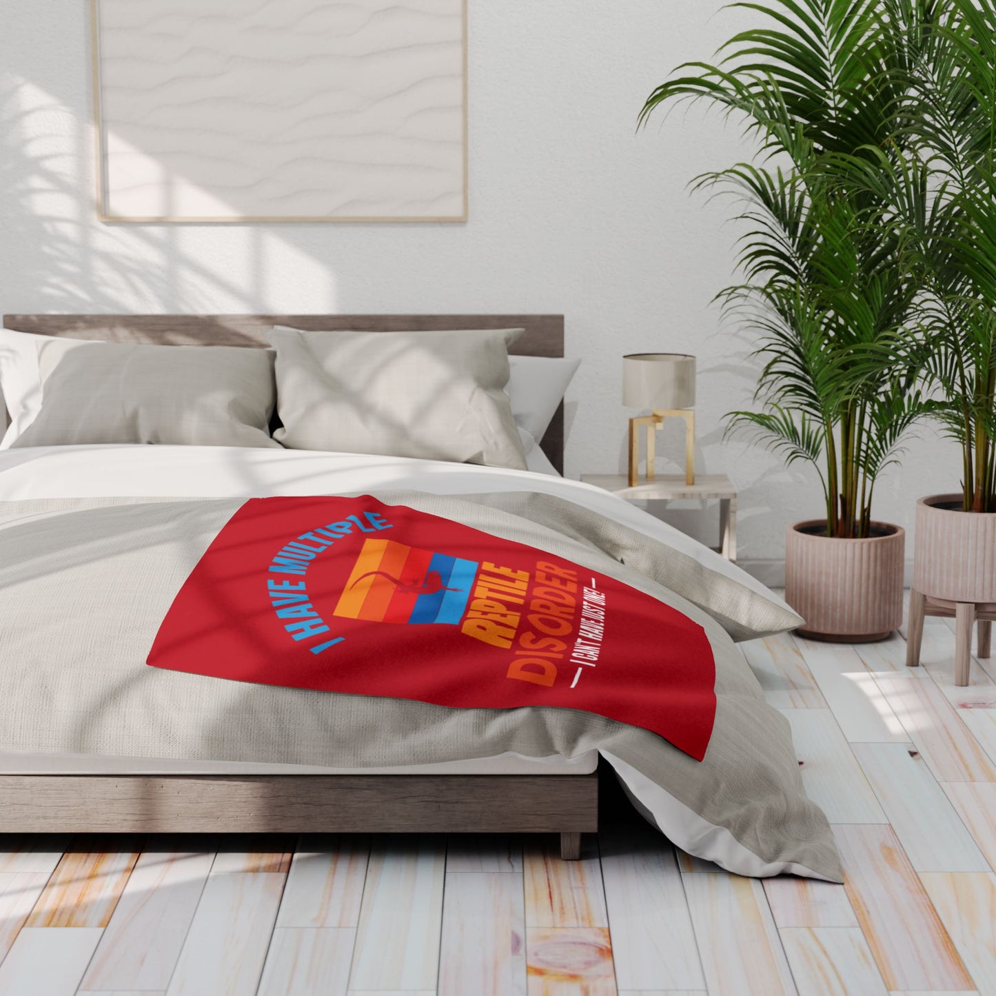 "Multiple Reptile Disorder" Cozy Arctic Fleece Blanket | Perfect for Home Decor, Gifting, and Cozy Nights - Snuggle up with a Reptile
