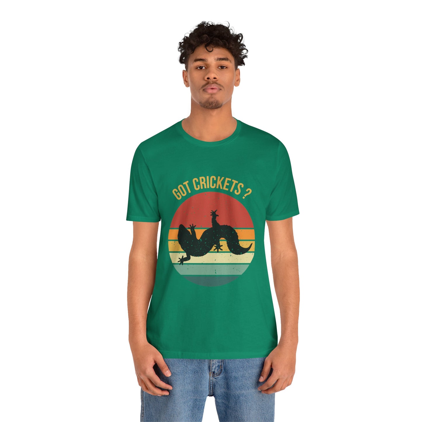 "Got Crickets" Unisex Jersey Tee - Casual Everyday Wear - Great for Reptile Lovers