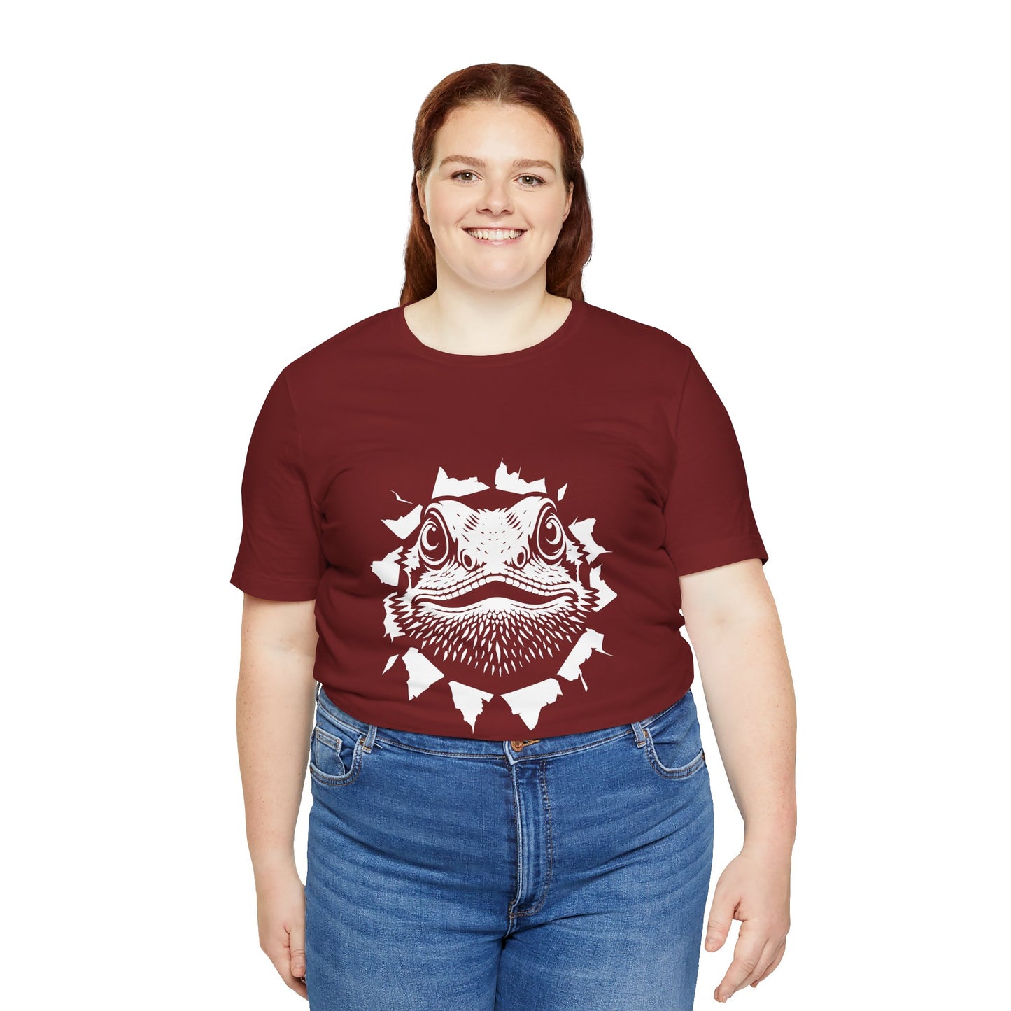 "Dragon Exit" Print Unisex Jersey Tee - Casual Everyday Wear - Great for Reptile Lovers
