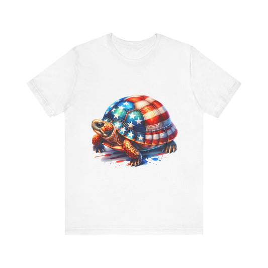 American Turtle Unisex Jersey Tee - Casual Everyday Wear - Great for Reptile Lovers