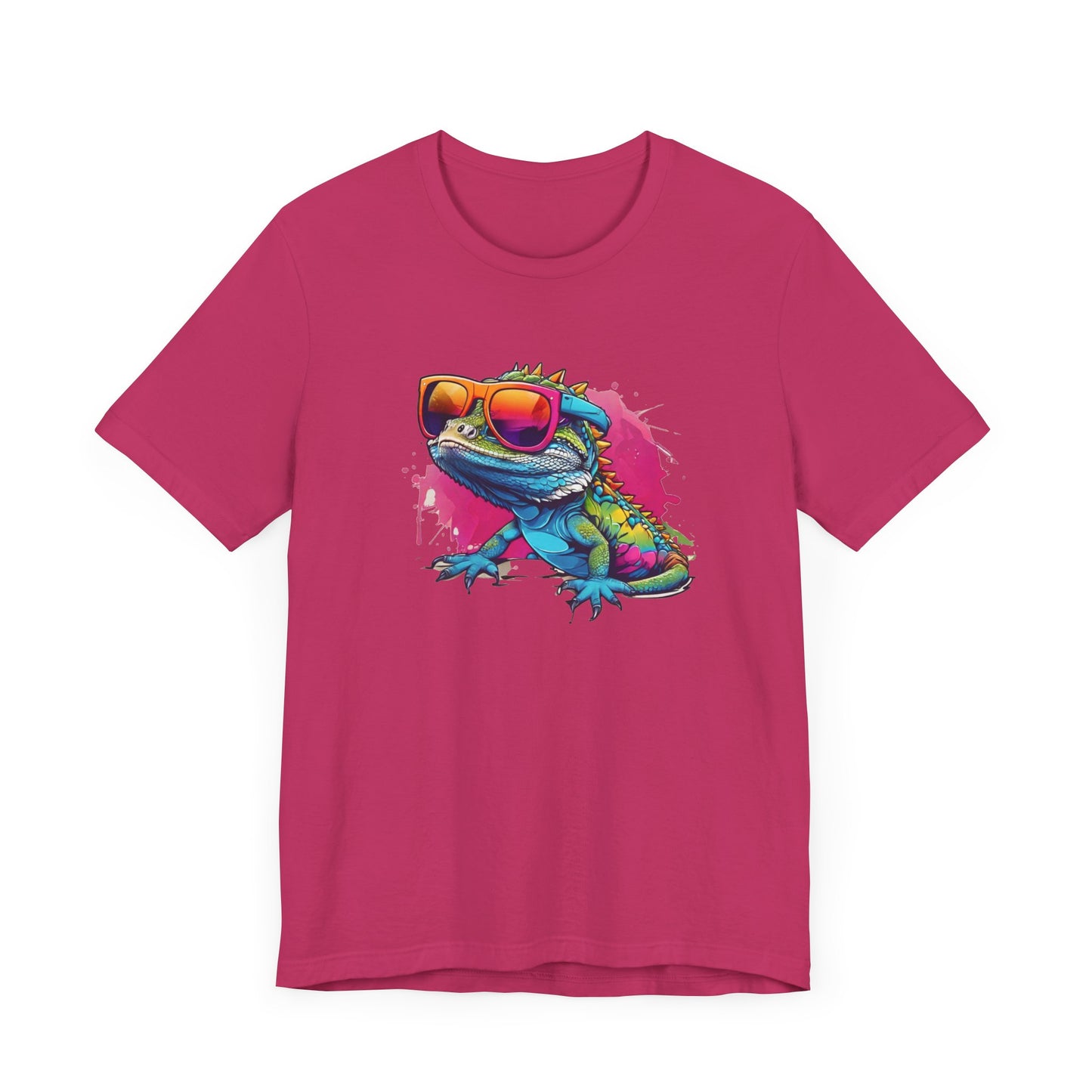 Cool Lizard Unisex Jersey Tee - Casual Everyday Wear - Great for Reptile Lovers