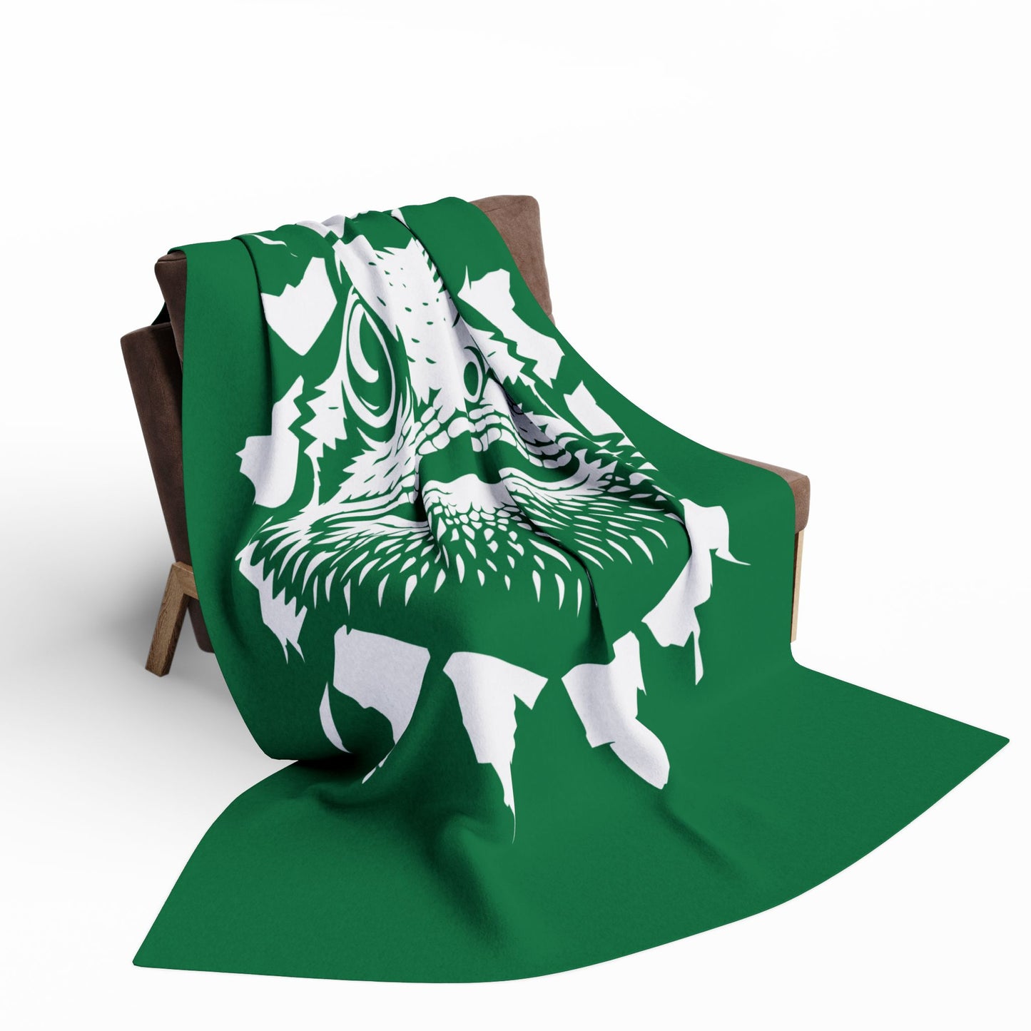 Beardie Exit Cozy Arctic Fleece Blanket | Perfect for Home Decor, Gifting, and Cozy Nights - Snuggle up with Reptile