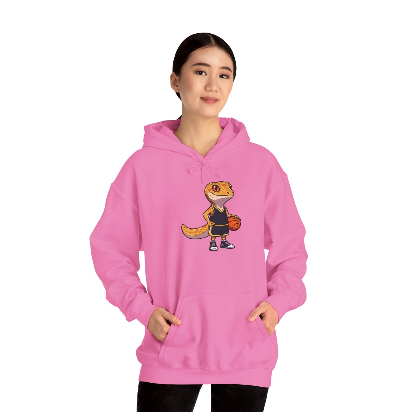 Gecko Baller Unisex Hooded Sweatshirt with Bold Print - Great for Reptile Lovers