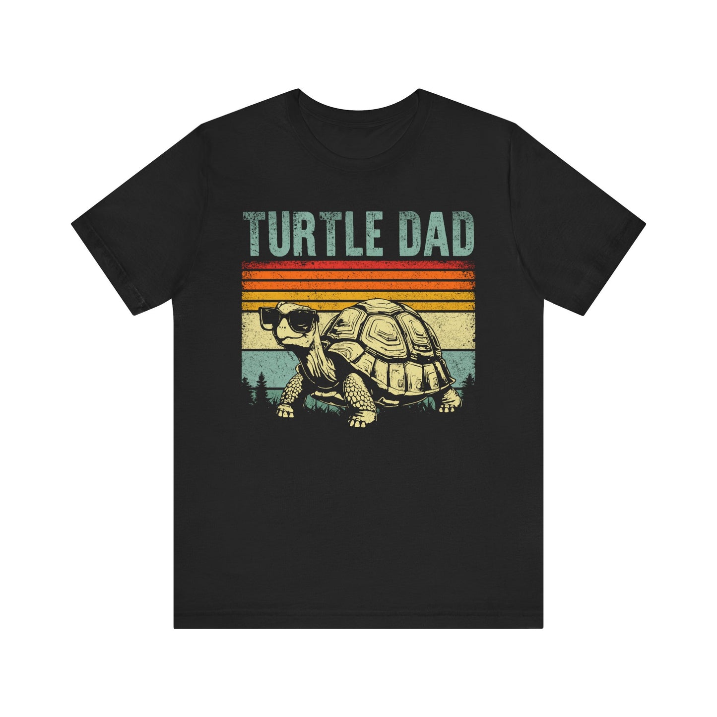 "Turtle Dad" Unisex Jersey Tee - Casual Everyday Wear - Great for Reptile Lovers