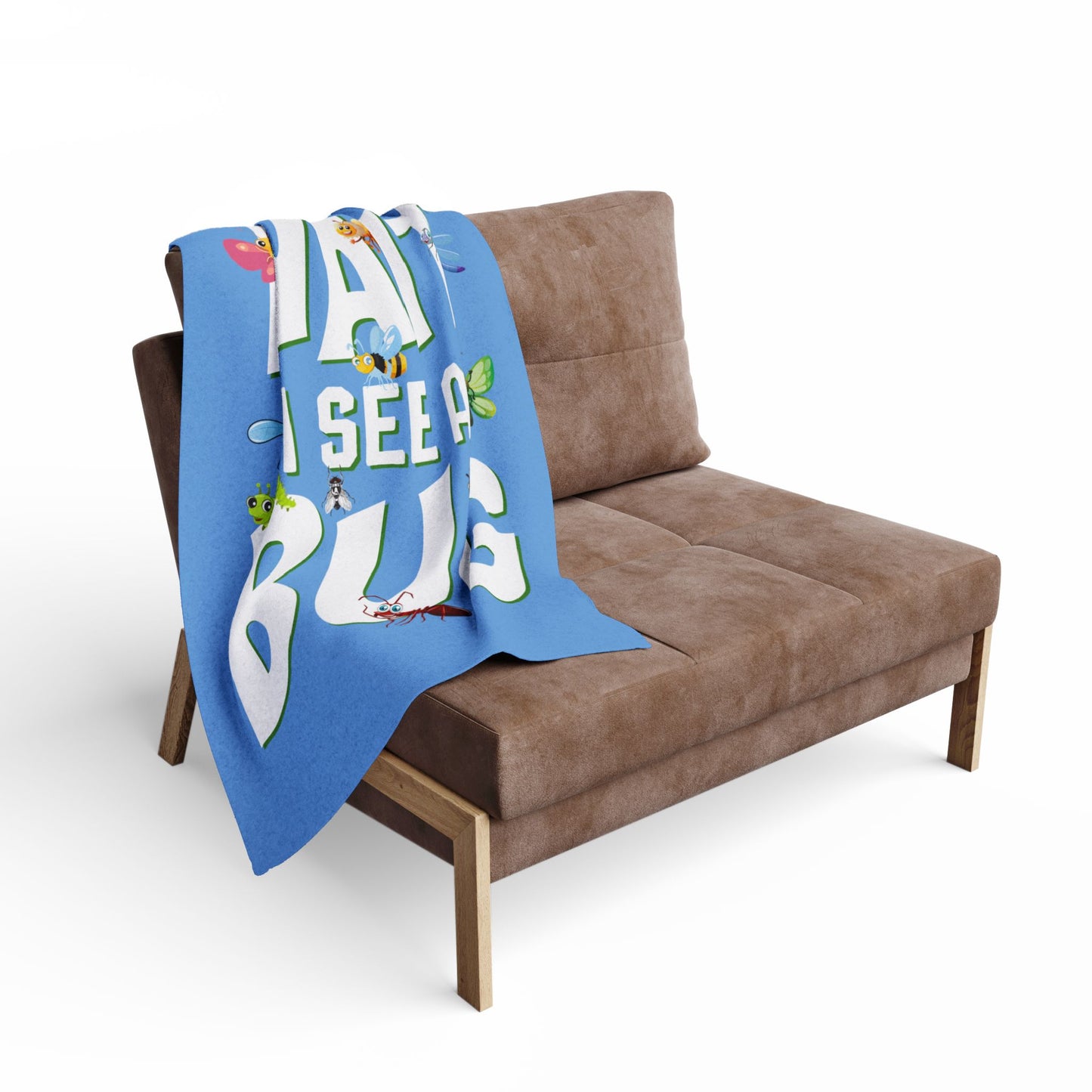 "Wait I See a Bug" Cozy Arctic Fleece Blanket | Perfect for Home Decor, Gifting, and Cozy Nights - Snuggle up with a Bug