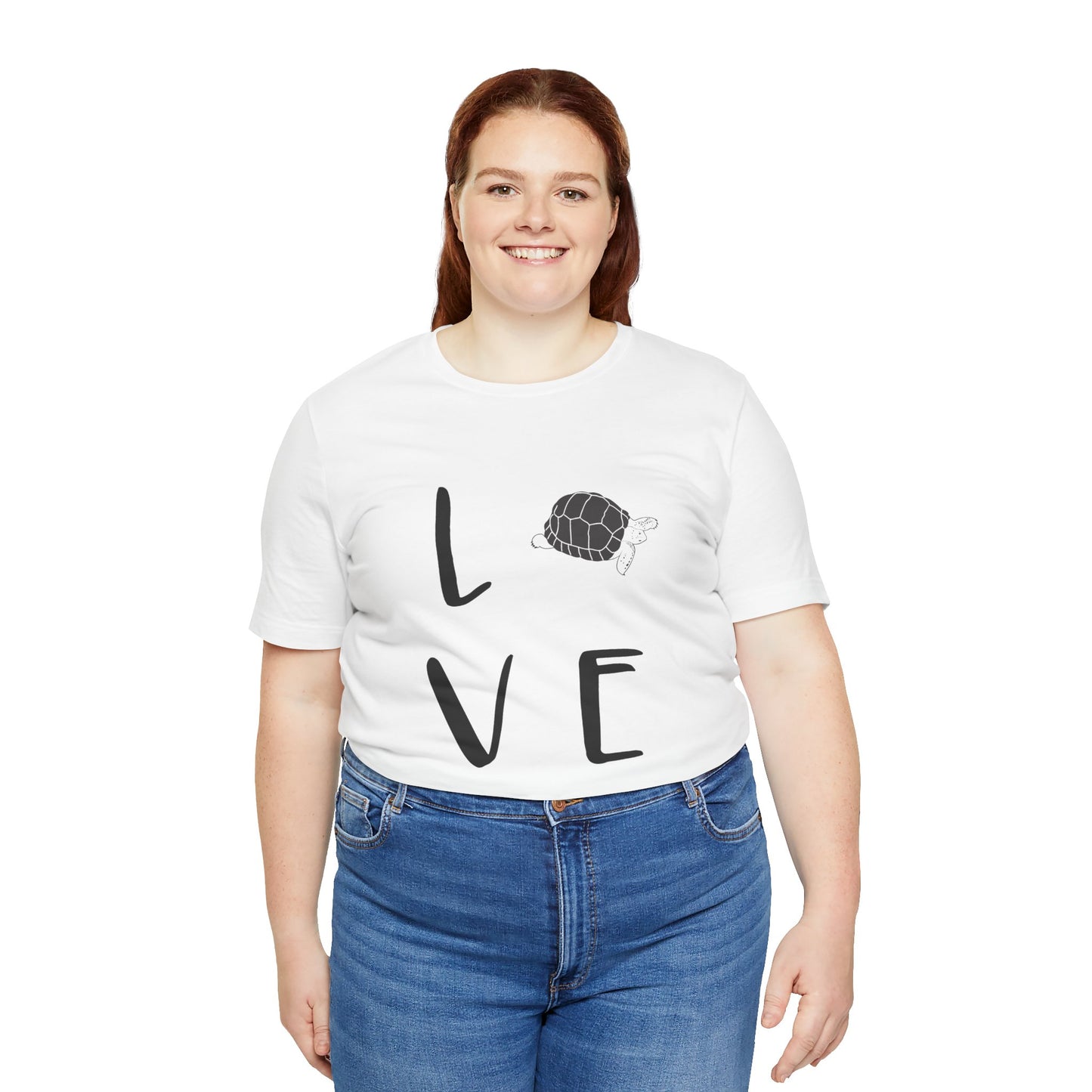 Tortoise Love Unisex Jersey Tee - Casual Everyday Wear - Great for Reptile Lovers
