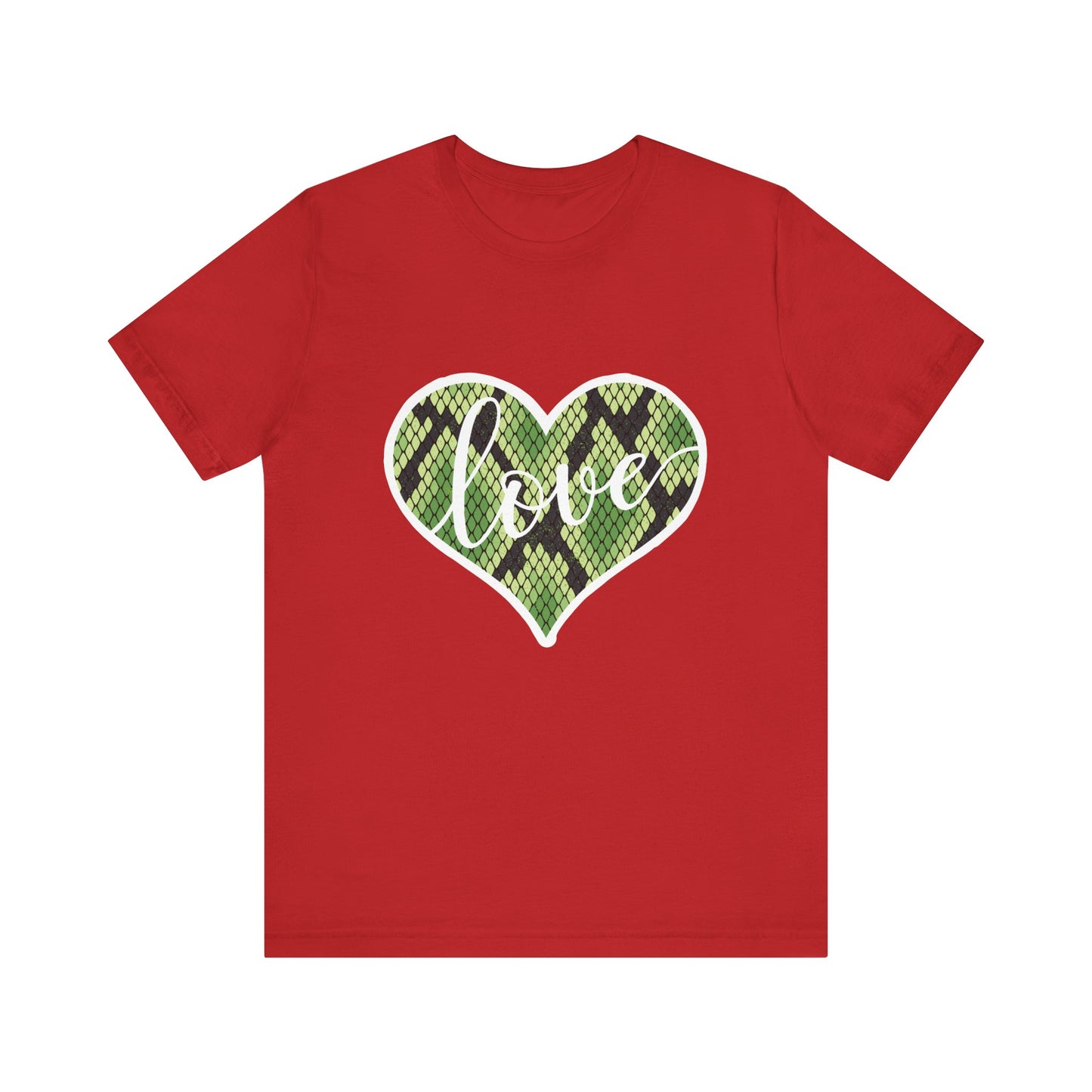 Love Scales Unisex Jersey Tee - Casual Everyday Wear - Great for Reptile Lovers