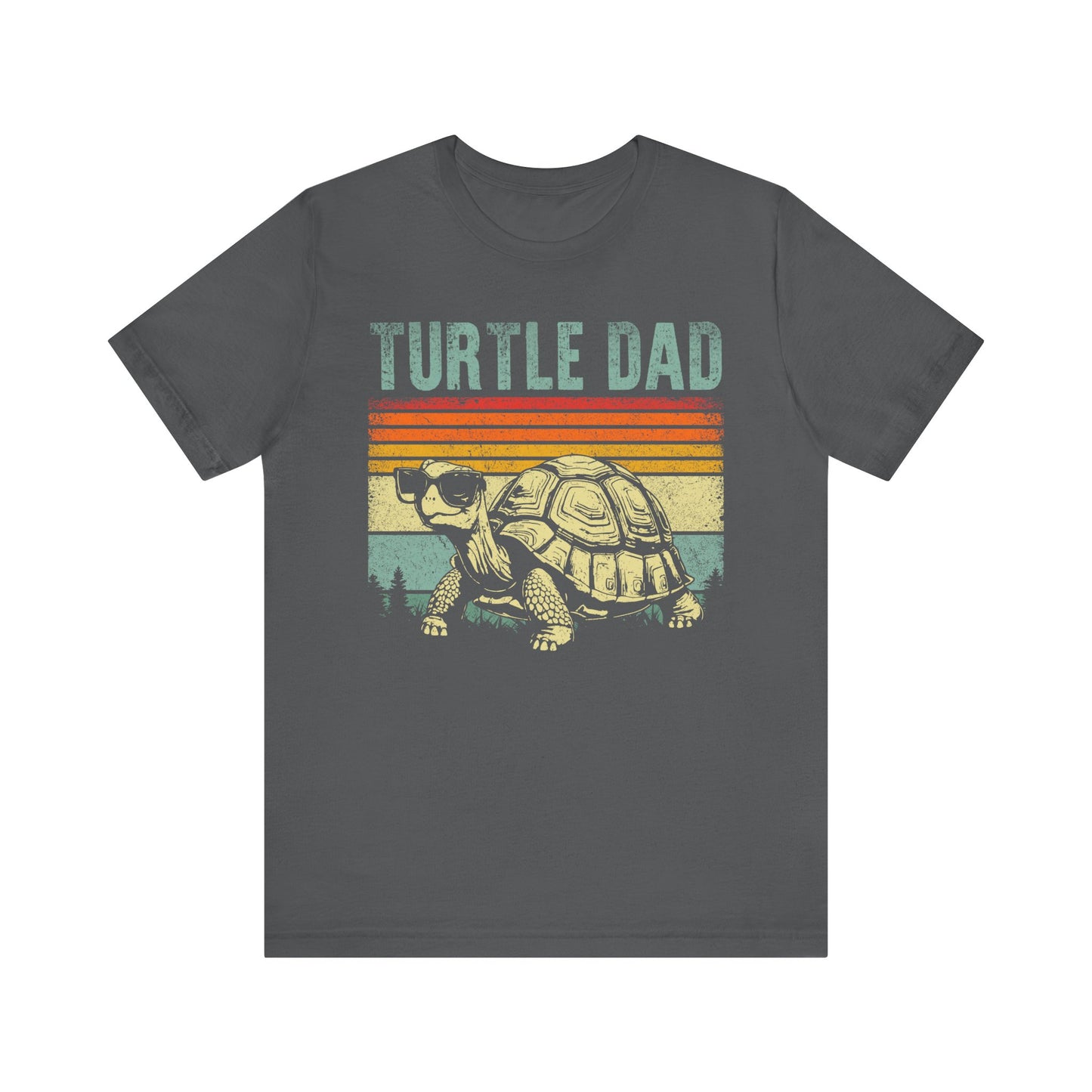 "Turtle Dad" Unisex Jersey Tee - Casual Everyday Wear - Great for Reptile Lovers
