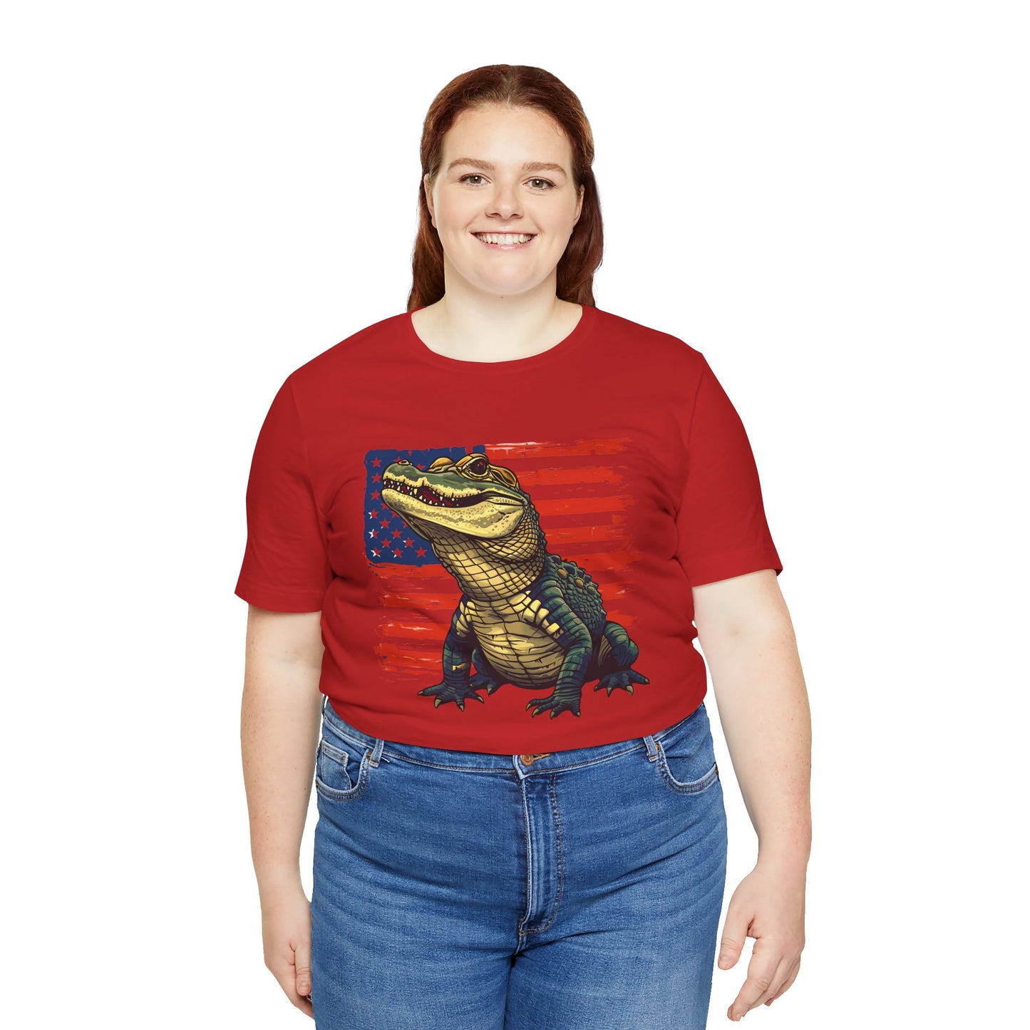 American Gator Unisex Jersey Tee - Casual Everyday Wear - Great for Reptile Lovers