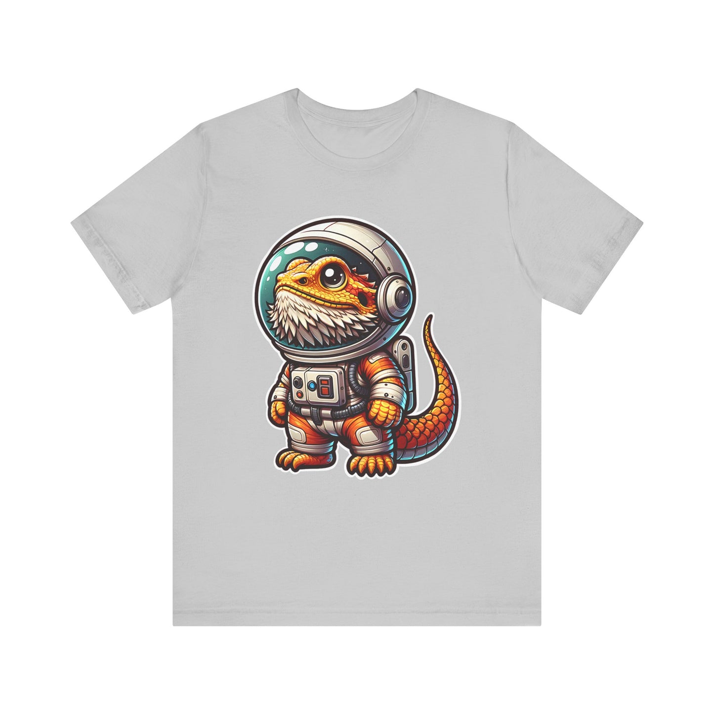 Space Beardie Unisex Jersey Tee - Casual Everyday Wear - Great for Reptile Lovers