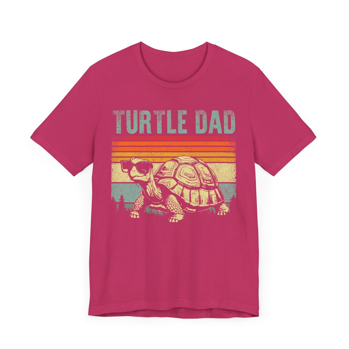 "Turtle Dad" Unisex Jersey Tee - Casual Everyday Wear - Great for Reptile Lovers