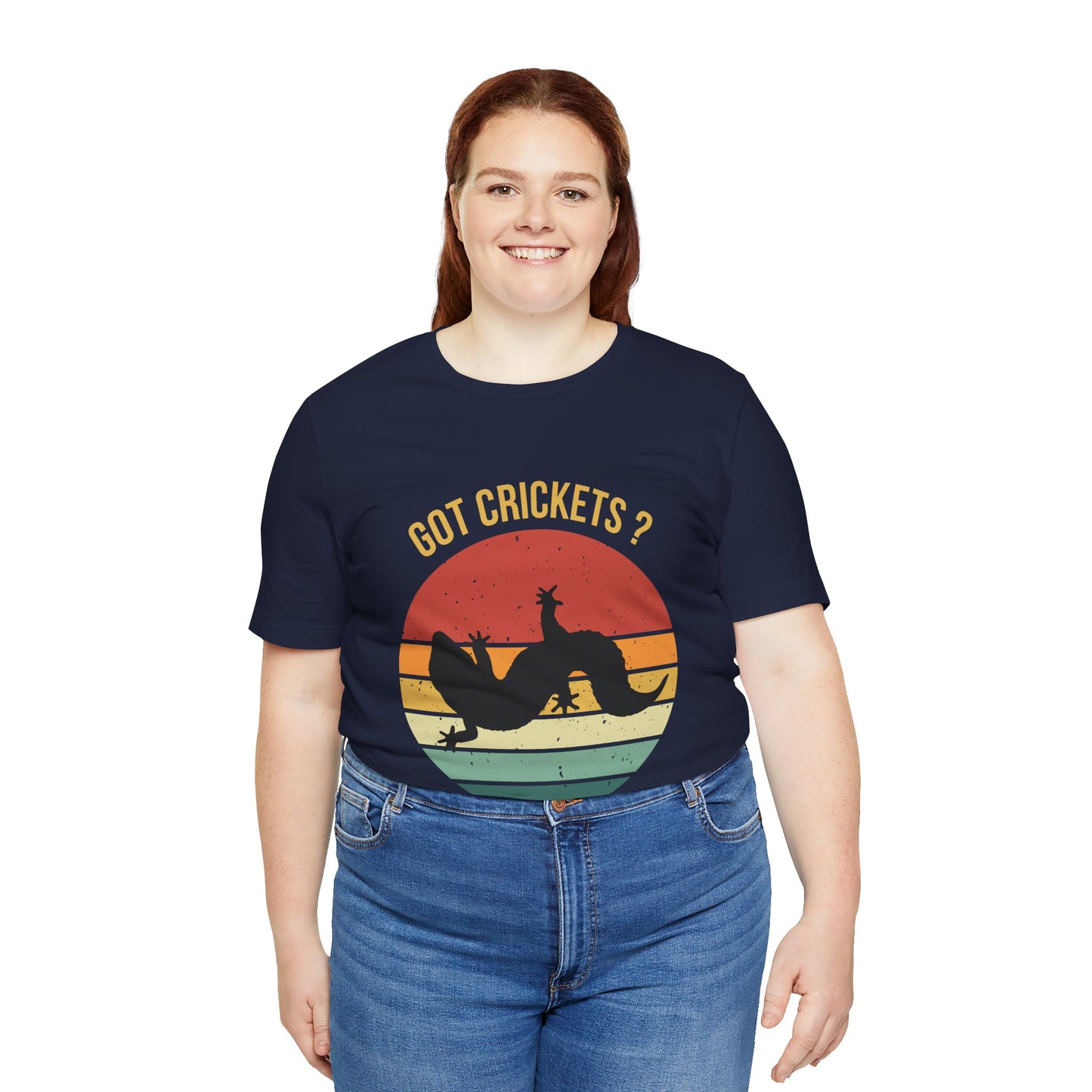 "Got Crickets" Unisex Jersey Tee - Casual Everyday Wear - Great for Reptile Lovers