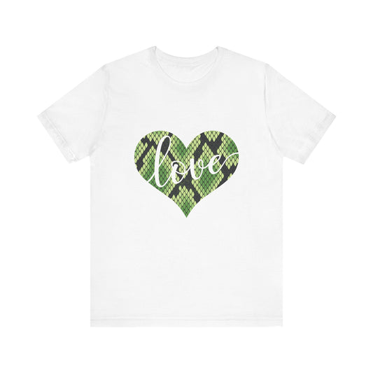 Love Scales Unisex Jersey Tee - Casual Everyday Wear - Great for Reptile Lovers