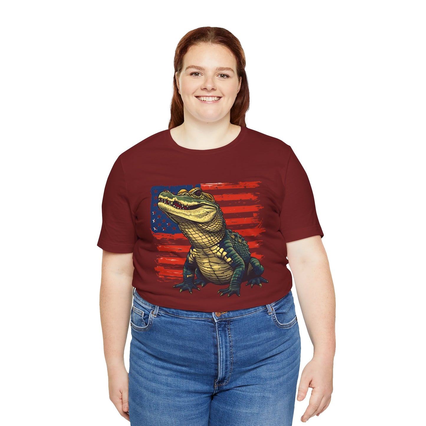 American Gator Unisex Jersey Tee - Casual Everyday Wear - Great for Reptile Lovers