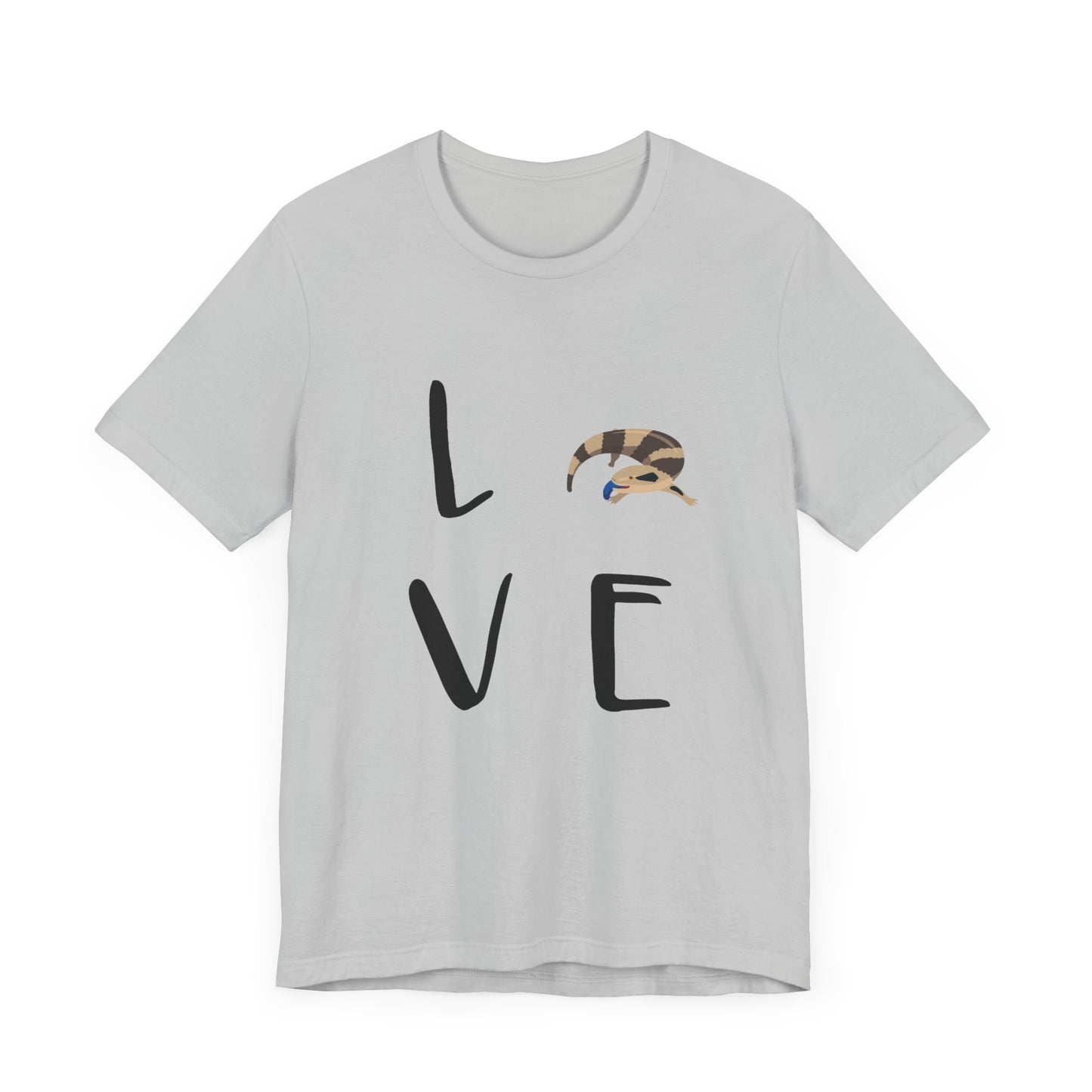Blue-Tongued Skink Love Unisex Jersey Tee - Casual Everyday Wear - Great for Reptile Lovers