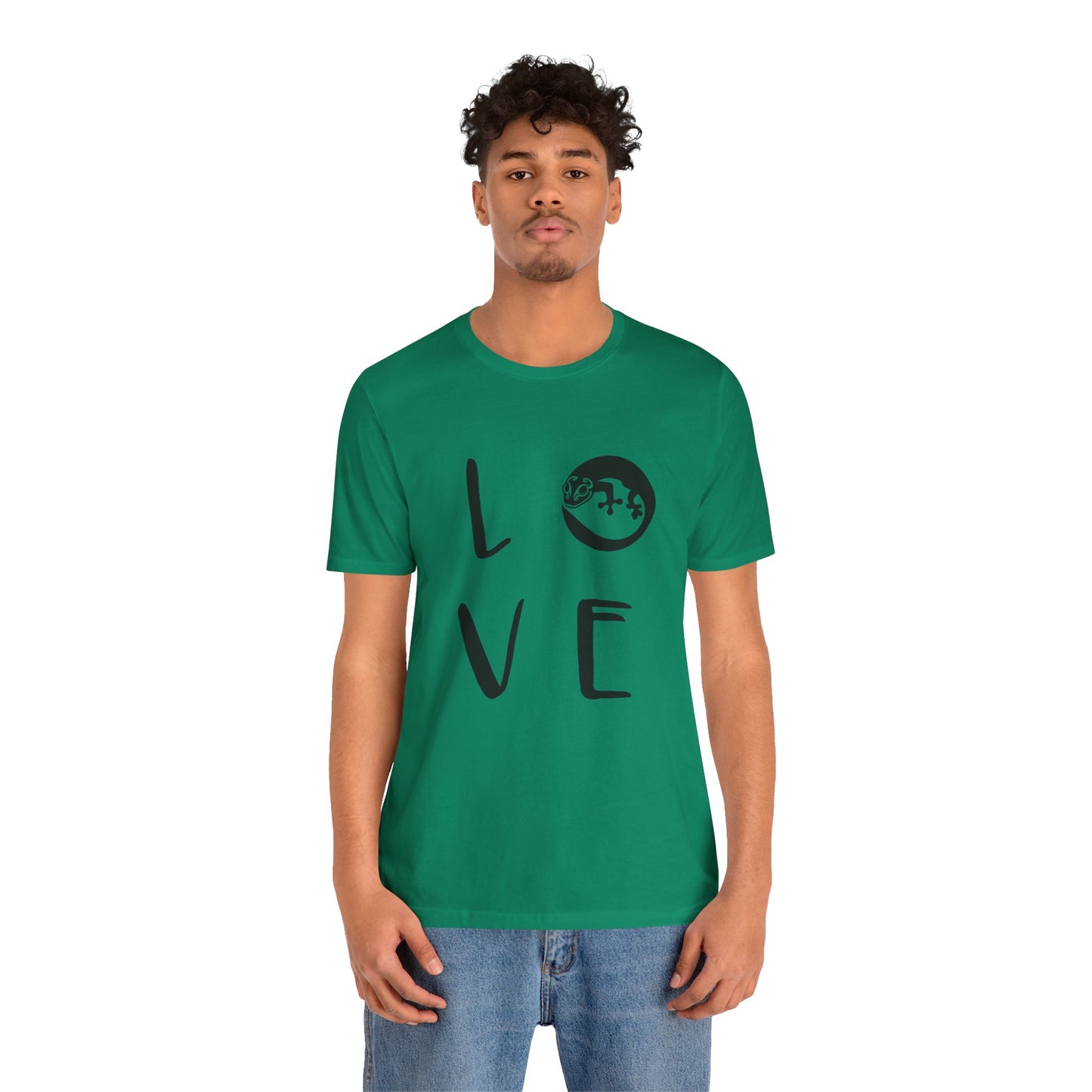 Lizard Love Unisex Jersey Tee - Casual Everyday Wear - Great for Reptile Lovers