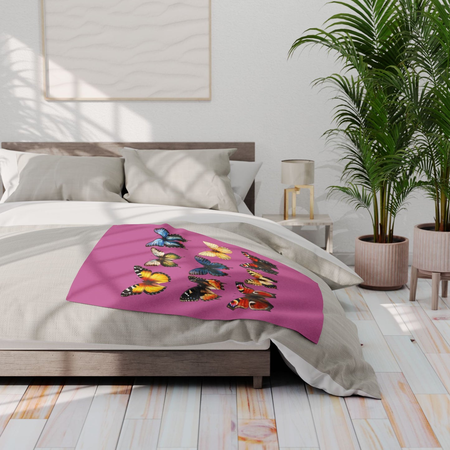 Butterflies Cozy Arctic Fleece Blanket | Perfect for Home Decor, Gifting, and Cozy Nights - Snuggle up with a Butterfly