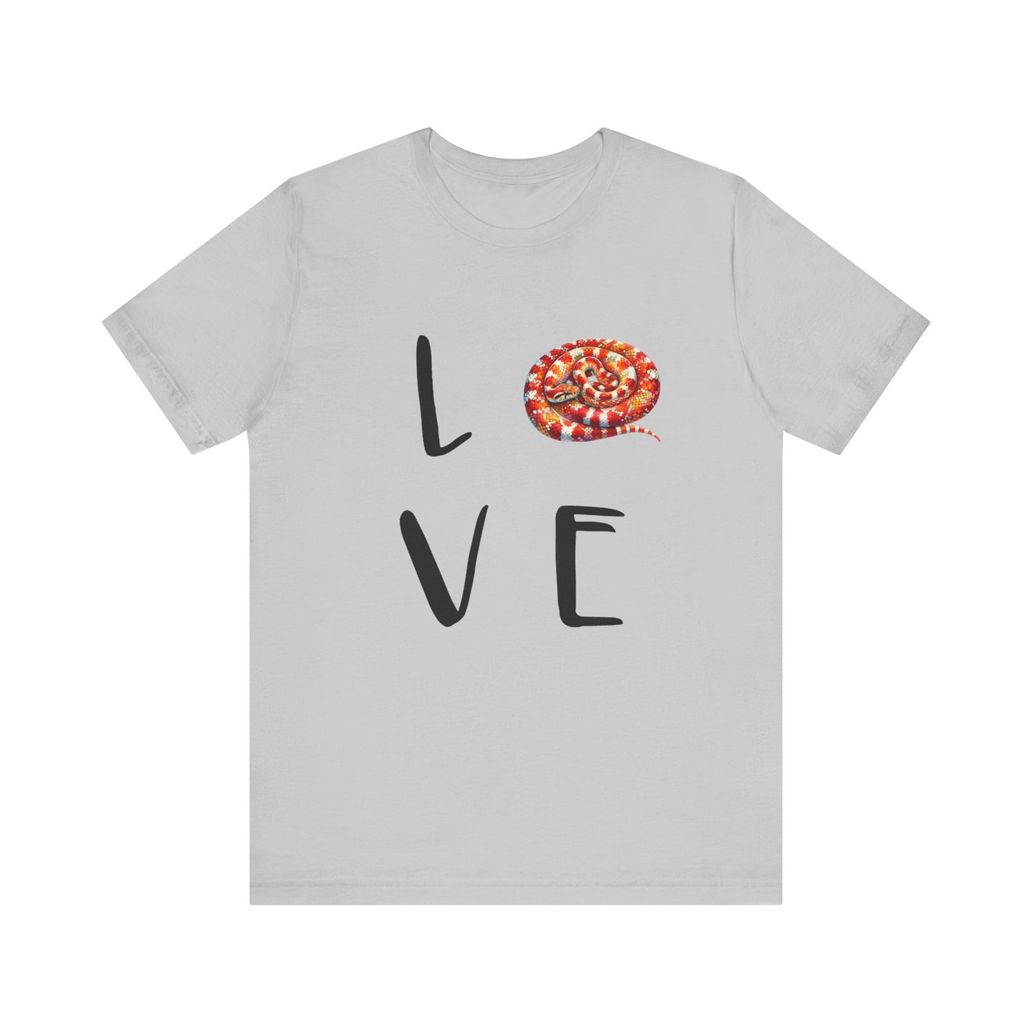 Corn Snake Love Unisex Jersey Tee - Casual Everyday Wear - Great for Reptile Lovers