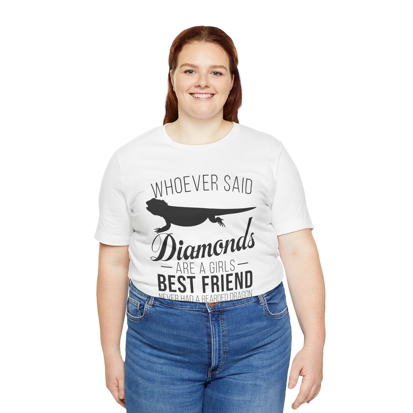 Dragons Are a Girl's Best Friend Unisex Jersey Tee - Casual Everyday Wear - Great for Reptile Lovers