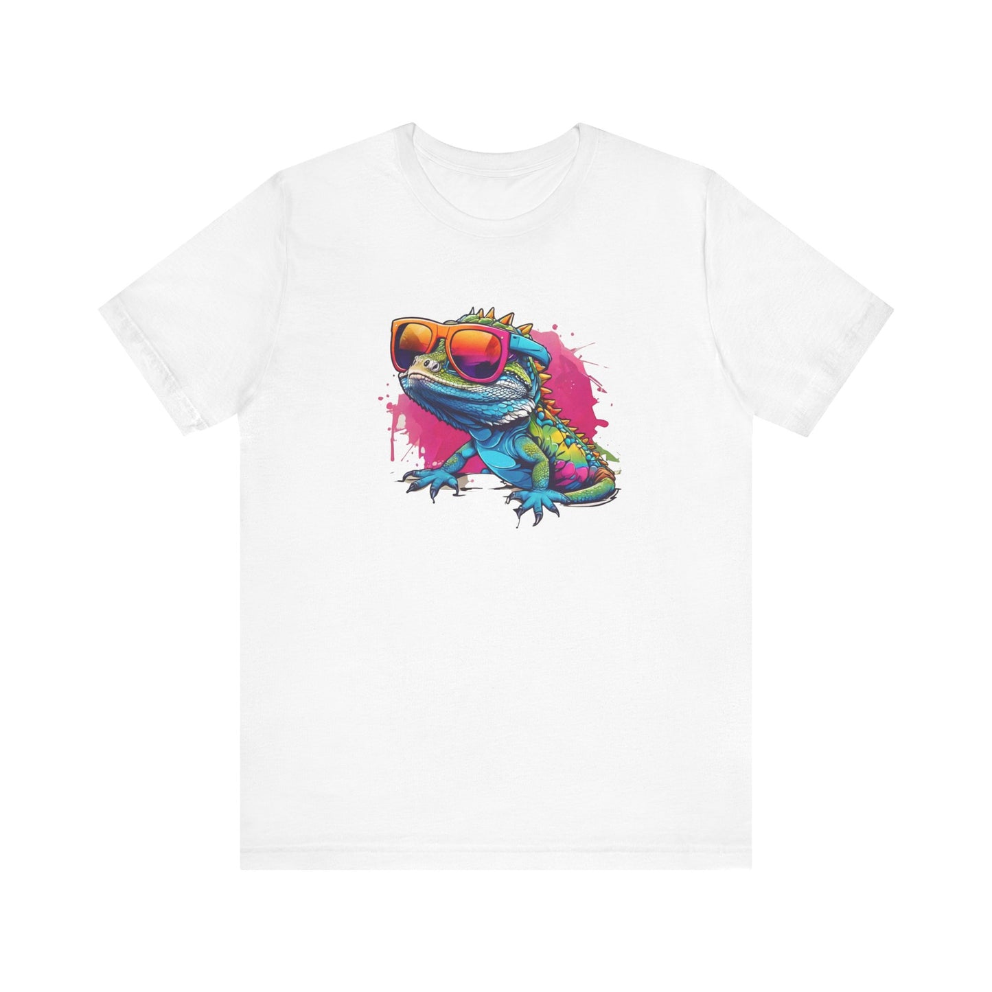 Cool Lizard Unisex Jersey Tee - Casual Everyday Wear - Great for Reptile Lovers