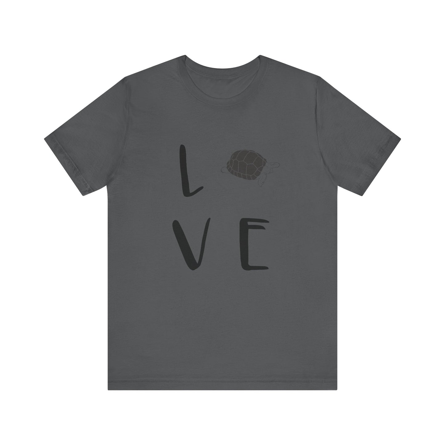 Tortoise Love Unisex Jersey Tee - Casual Everyday Wear - Great for Reptile Lovers