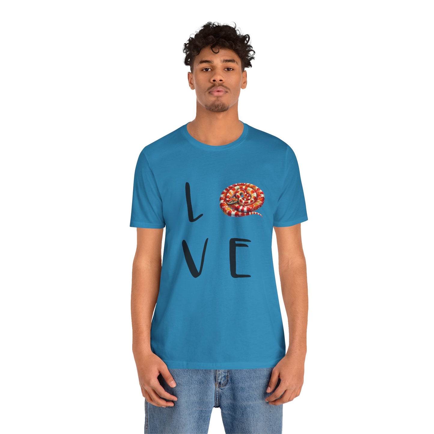 Corn Snake Love Unisex Jersey Tee - Casual Everyday Wear - Great for Reptile Lovers