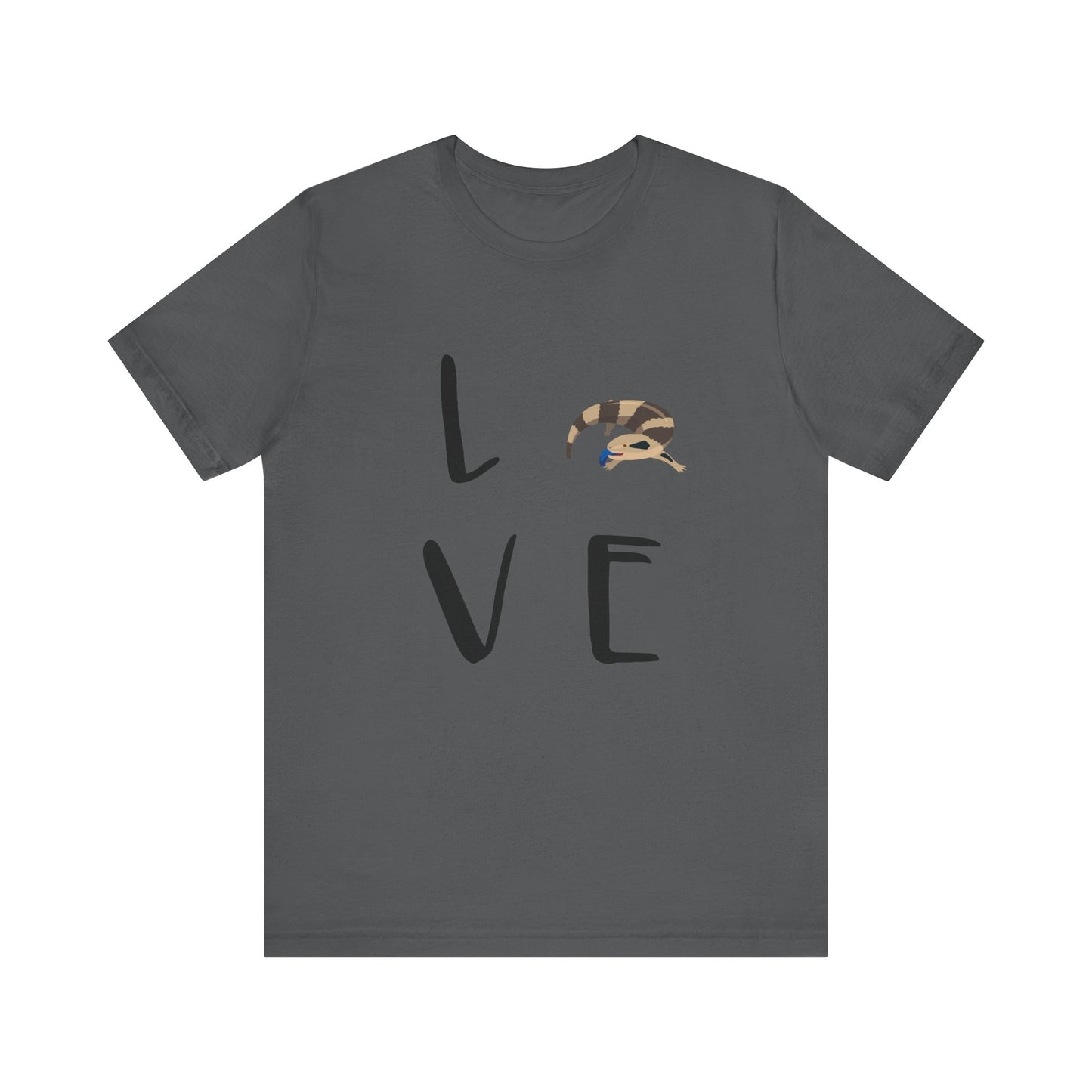 Blue-Tongued Skink Love Unisex Jersey Tee - Casual Everyday Wear - Great for Reptile Lovers
