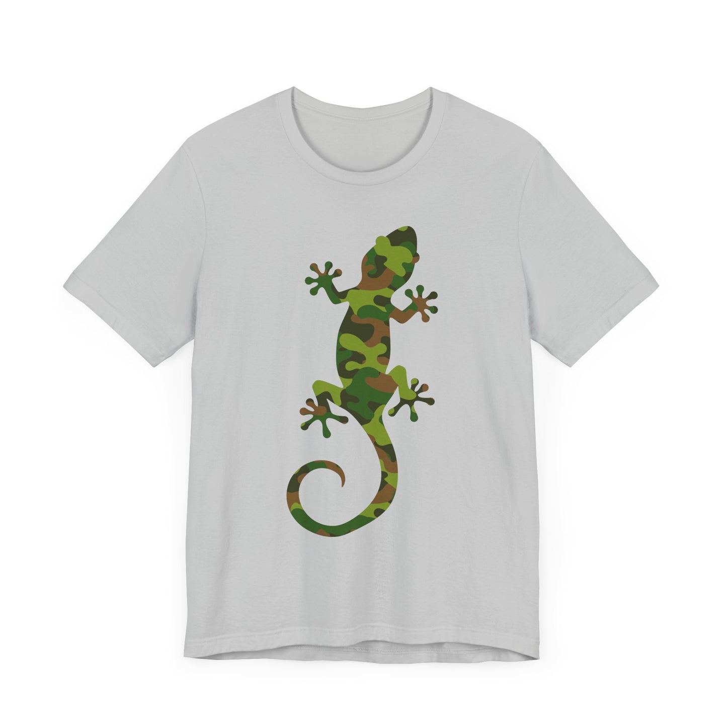 Camo Lizard Unisex Jersey Tee - Casual Everyday Wear - Great for Reptile Lovers