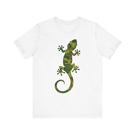 Camo Lizard Unisex Jersey Tee - Casual Everyday Wear - Great for Reptile Lovers