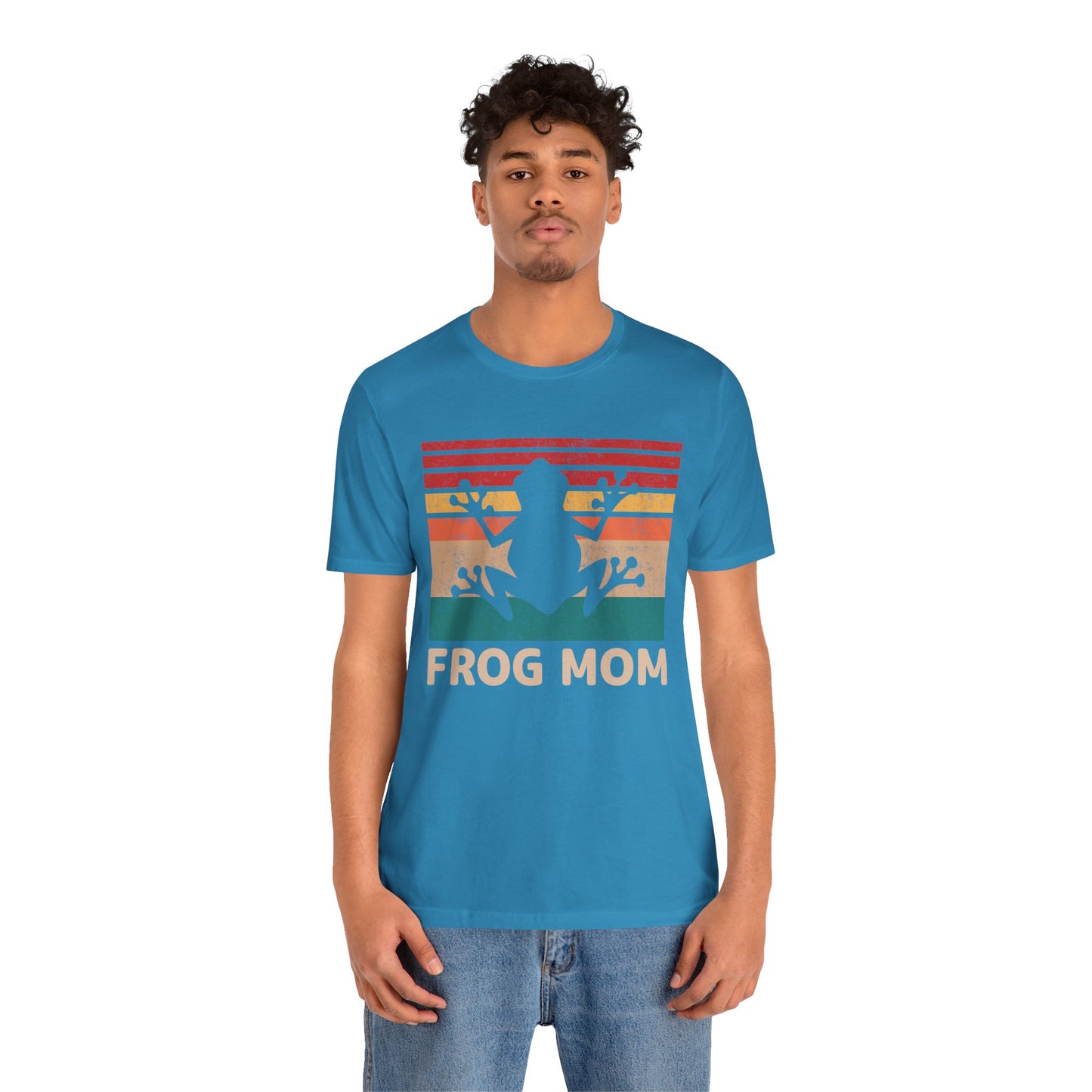 "Frog Mom" Unisex Jersey Tee - Casual Everyday Wear - Great for Reptile Lovers