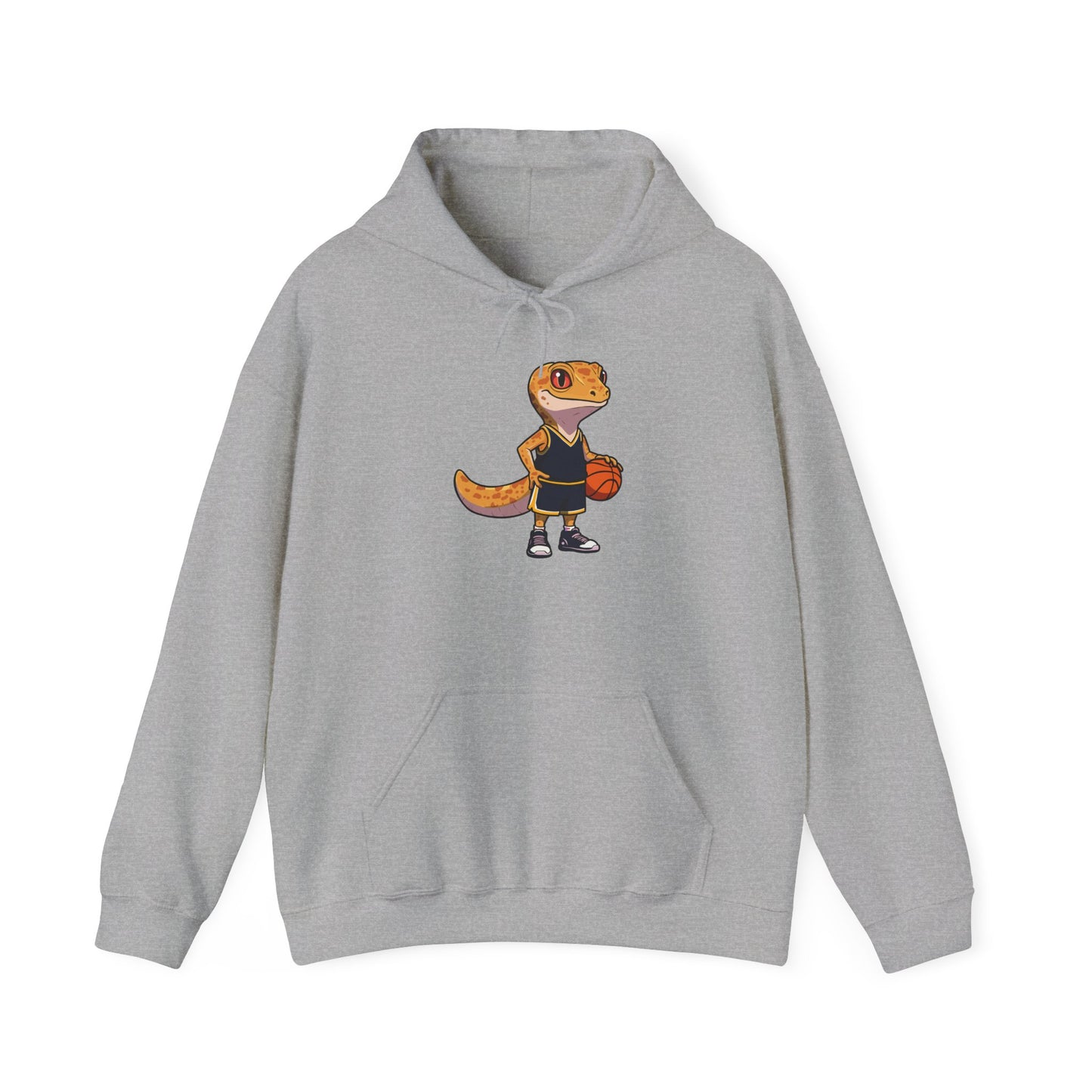 Gecko Baller Unisex Hooded Sweatshirt with Bold Print - Great for Reptile Lovers