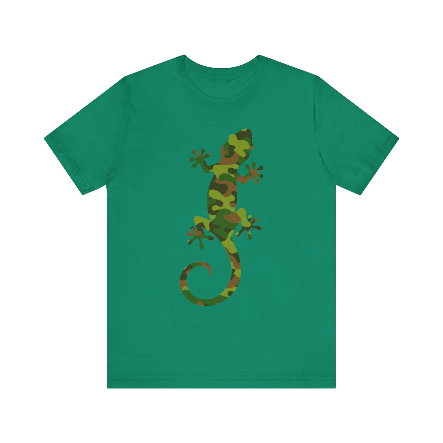 Camo Lizard Unisex Jersey Tee - Casual Everyday Wear - Great for Reptile Lovers