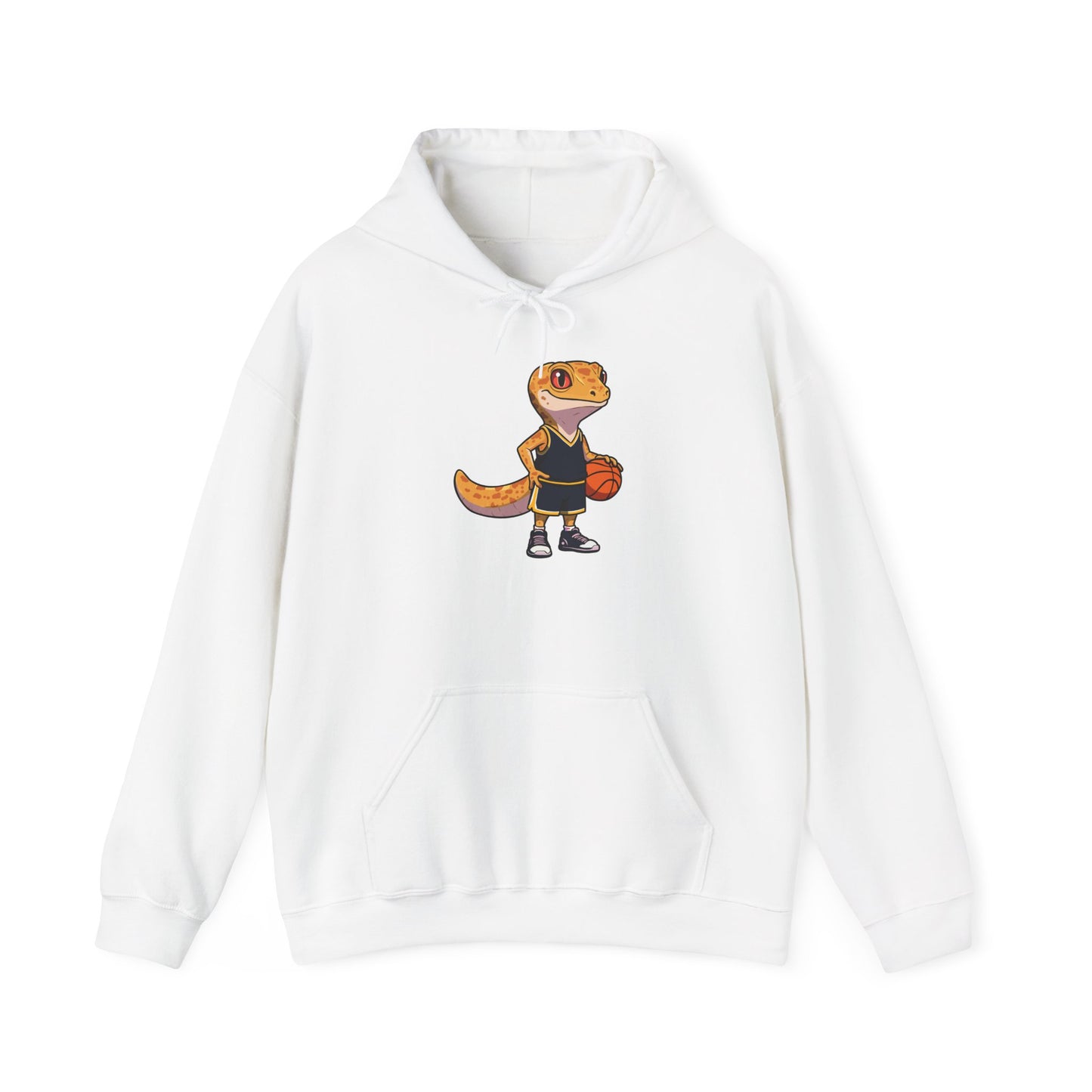 Gecko Baller Unisex Hooded Sweatshirt with Bold Print - Great for Reptile Lovers