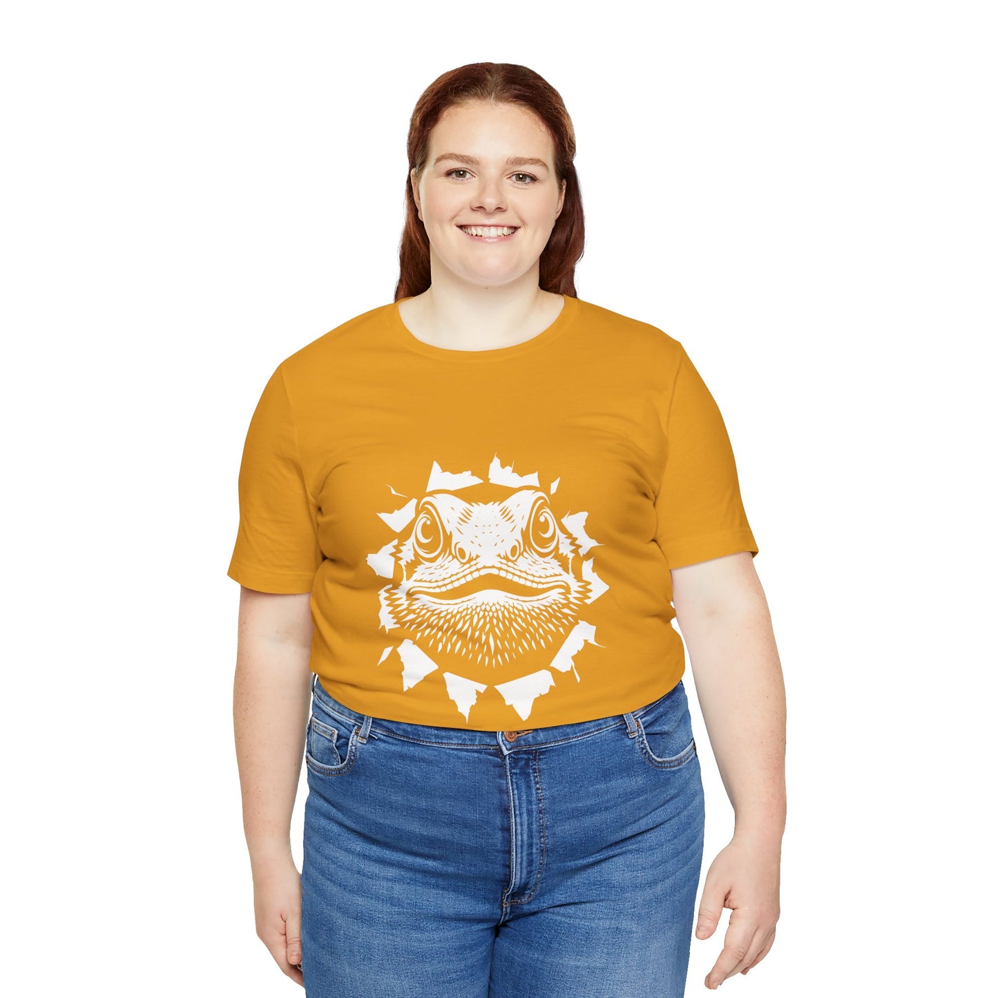 "Dragon Exit" Print Unisex Jersey Tee - Casual Everyday Wear - Great for Reptile Lovers