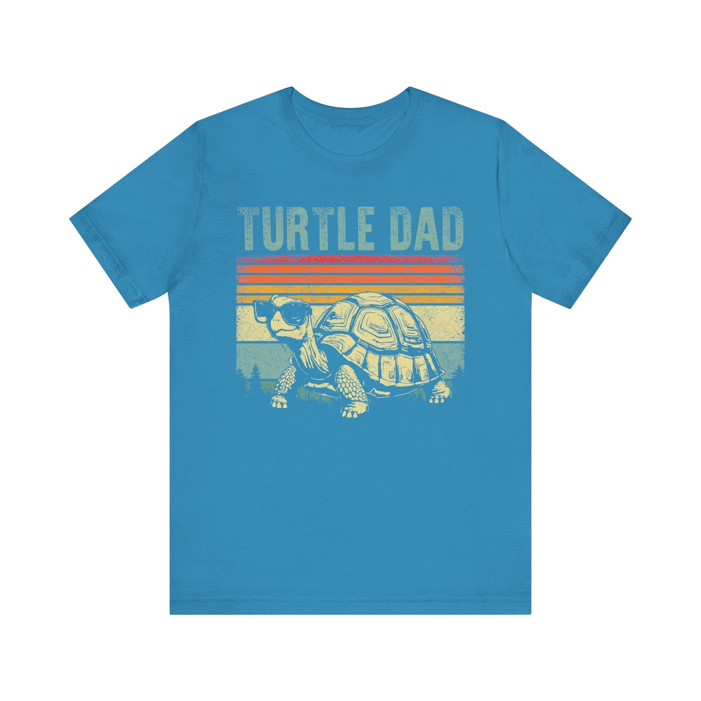 "Turtle Dad" Unisex Jersey Tee - Casual Everyday Wear - Great for Reptile Lovers