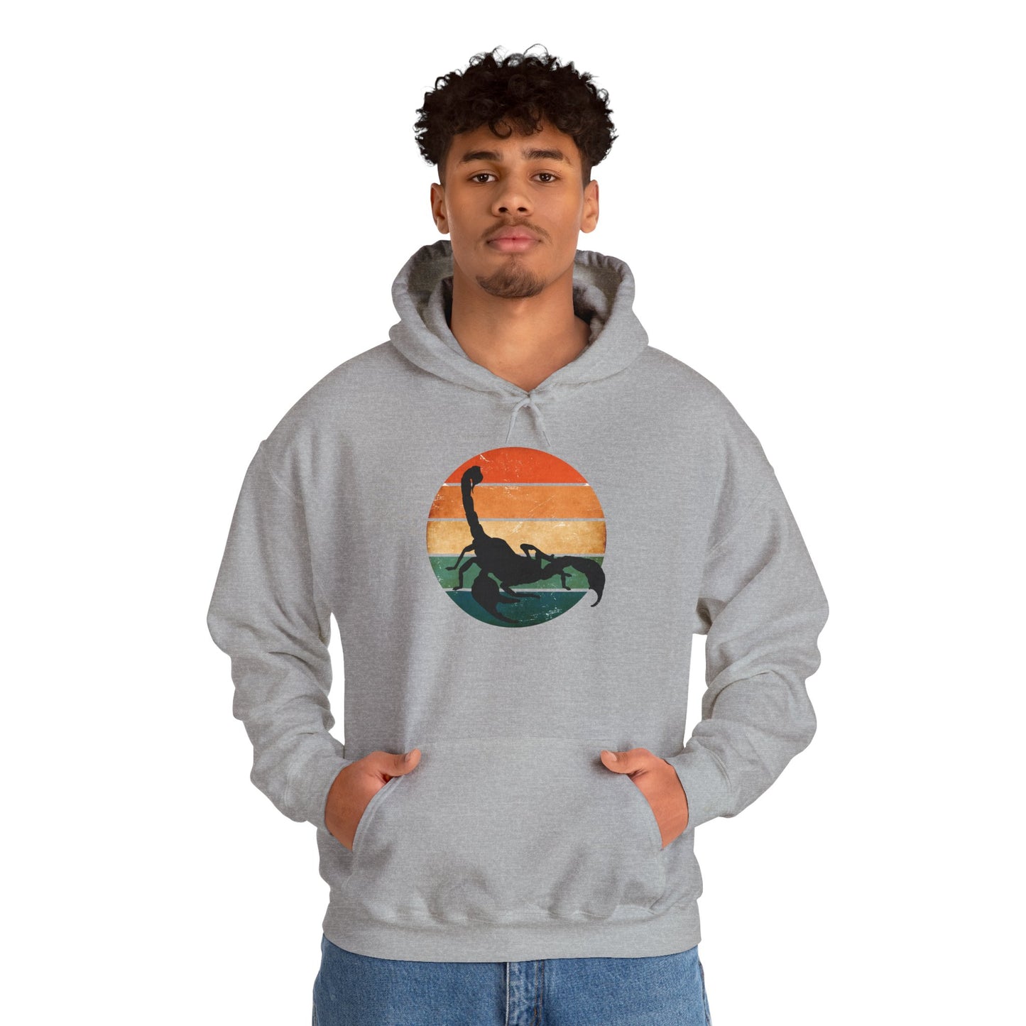 Scorpion Unisex Hooded Sweatshirt with Bold Print - Great for Reptile Lovers